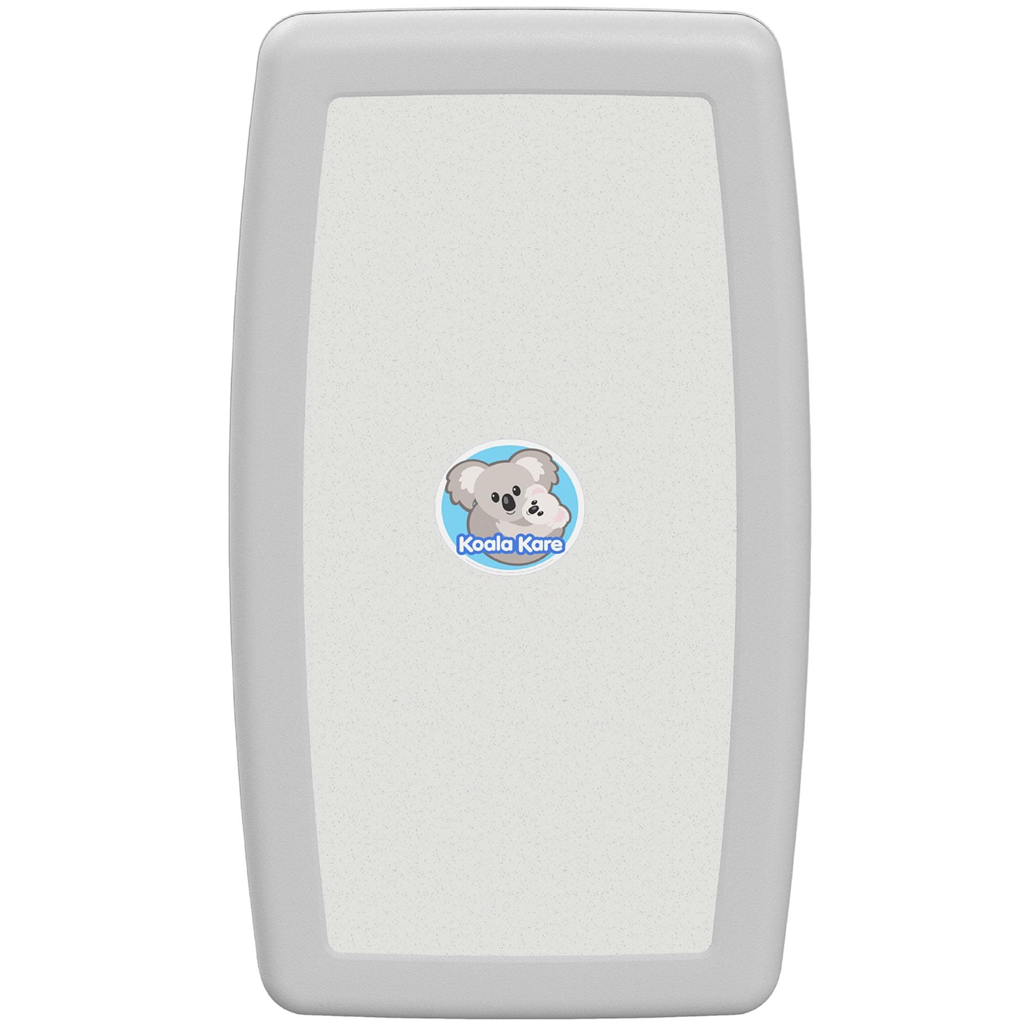 Koala Kare KB301-05 Vertical Surface Mounted Baby Changing Table - Foldable Plastic Diaper Changing Station (White Granite)