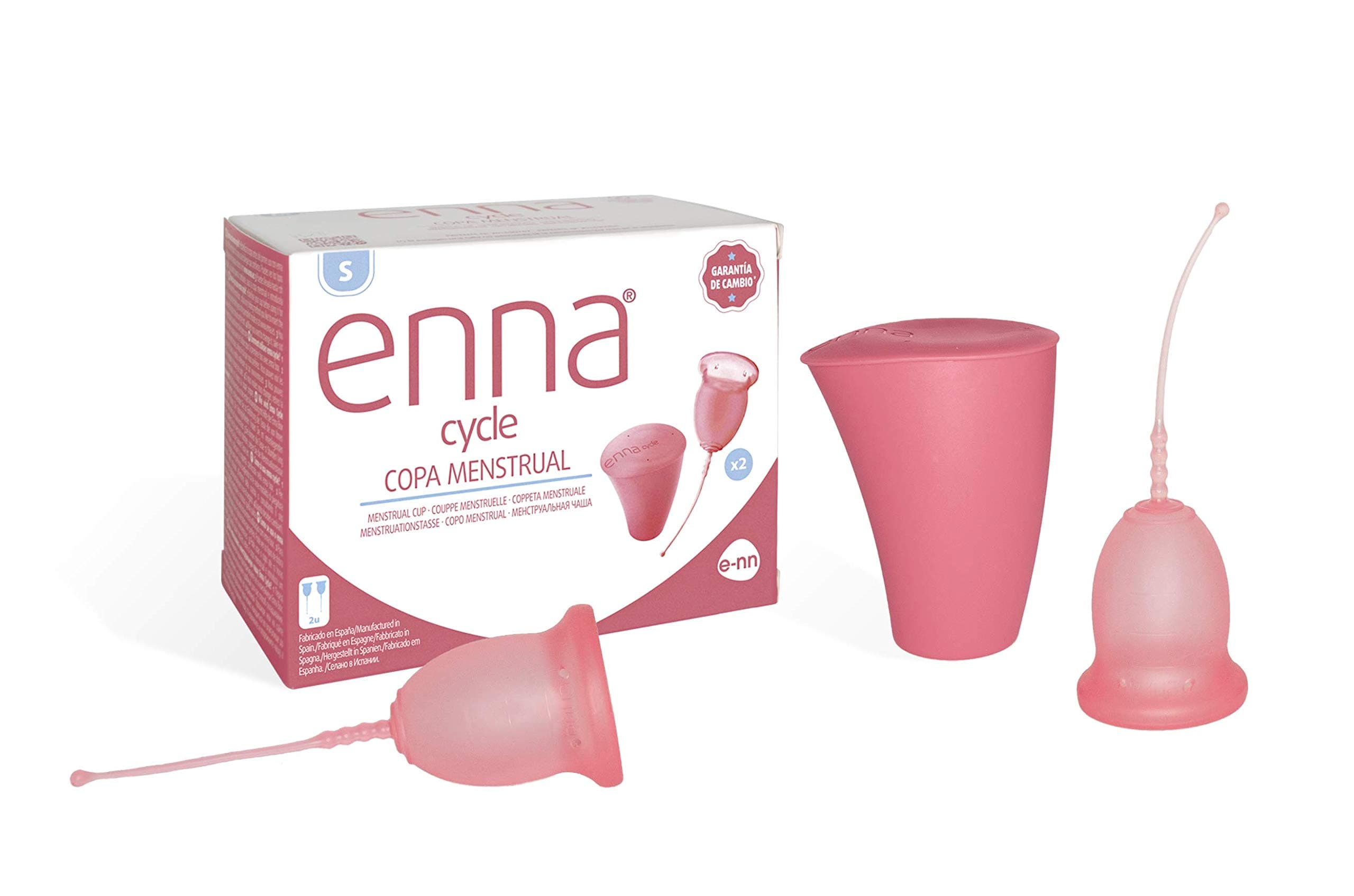 Cycle Menstrual Cup (2 Cups + Sterile Box), S, Pack of 1