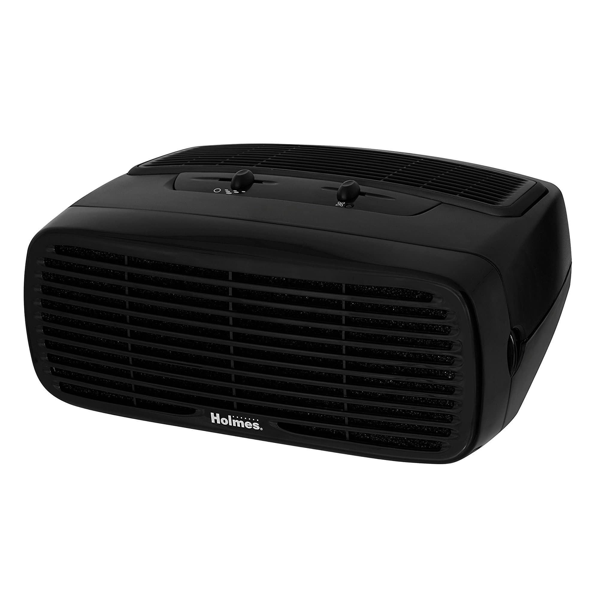 Holmes Desktop HEPA Type Air Purifier with Optional Ionizer | Small Air Purifier | Air Cleaner Purifier (HAP242B-U)
