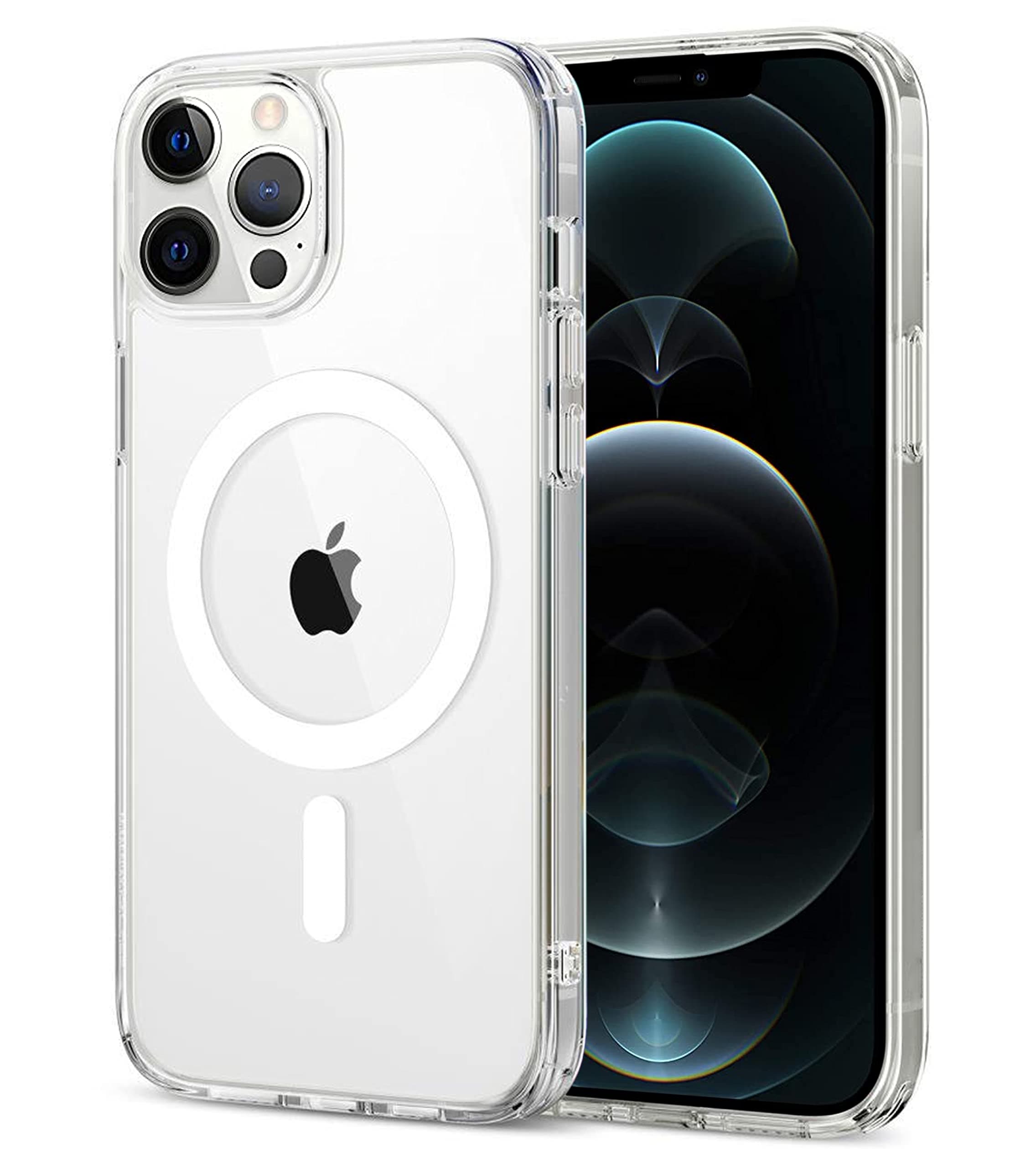 Zapcase Mobile Cover for iPhone 12 Pro Max (Thermoplastic Polyurethane_MagSafe-Clear)