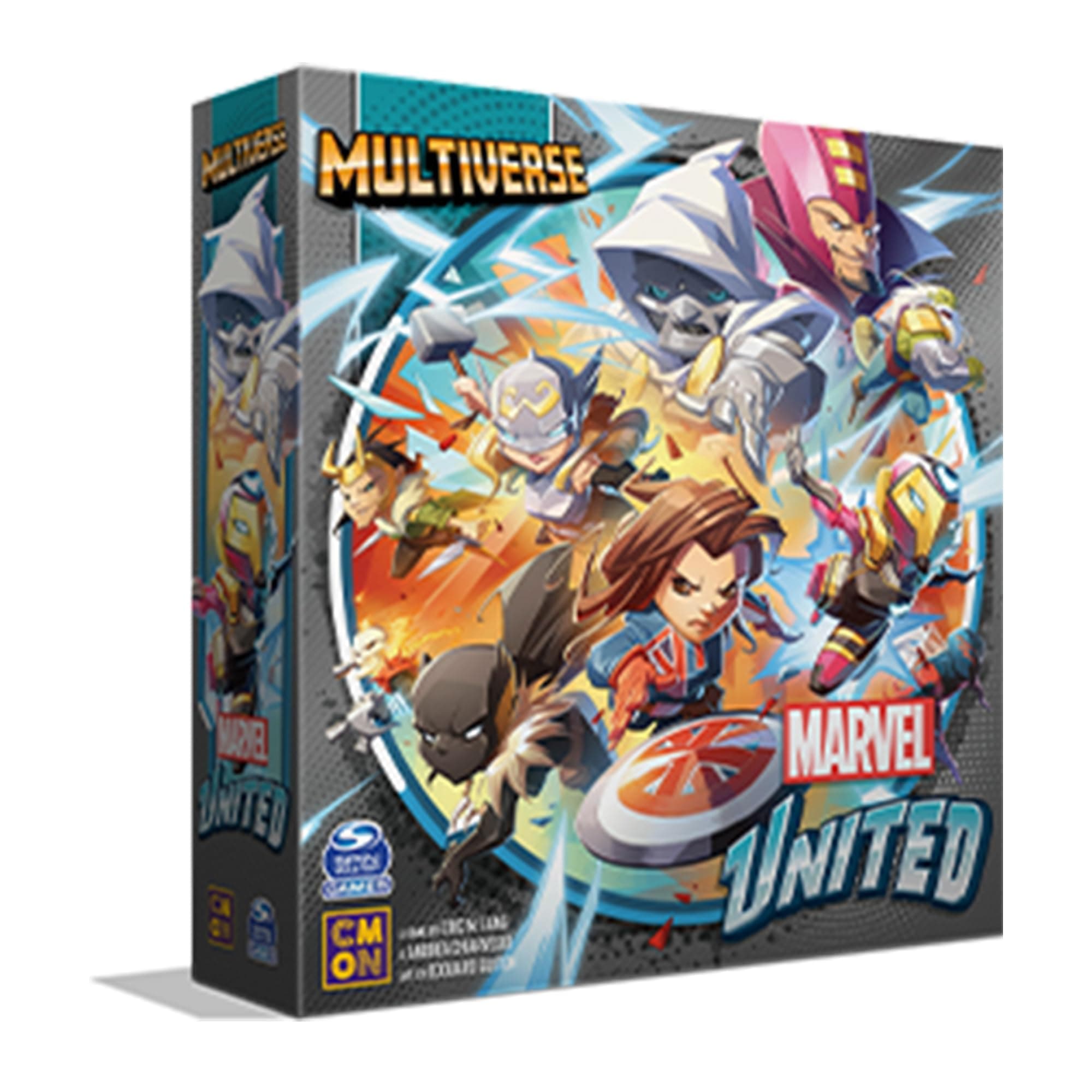 Marvel United: Multiverse Core Box - Standalone Expansion with Highly Detailed Miniatures, Cooperative Superhero Board Game for Kids & Adults, Ages 14+, 1-5 Players, 45 Min Playtime, Made by CMON