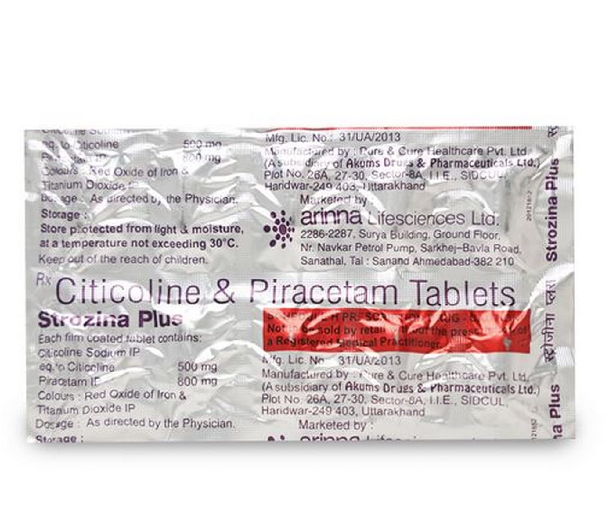 Strozina Plus - Strip of 10 Tablets