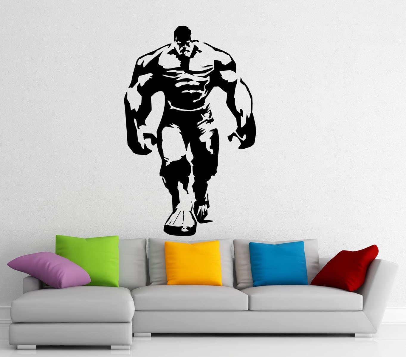 Incredible Hulk Comics Wall Decal Marvel Comics Hero Vinyl Sticker Home Interior Wall Decor (16h01k)