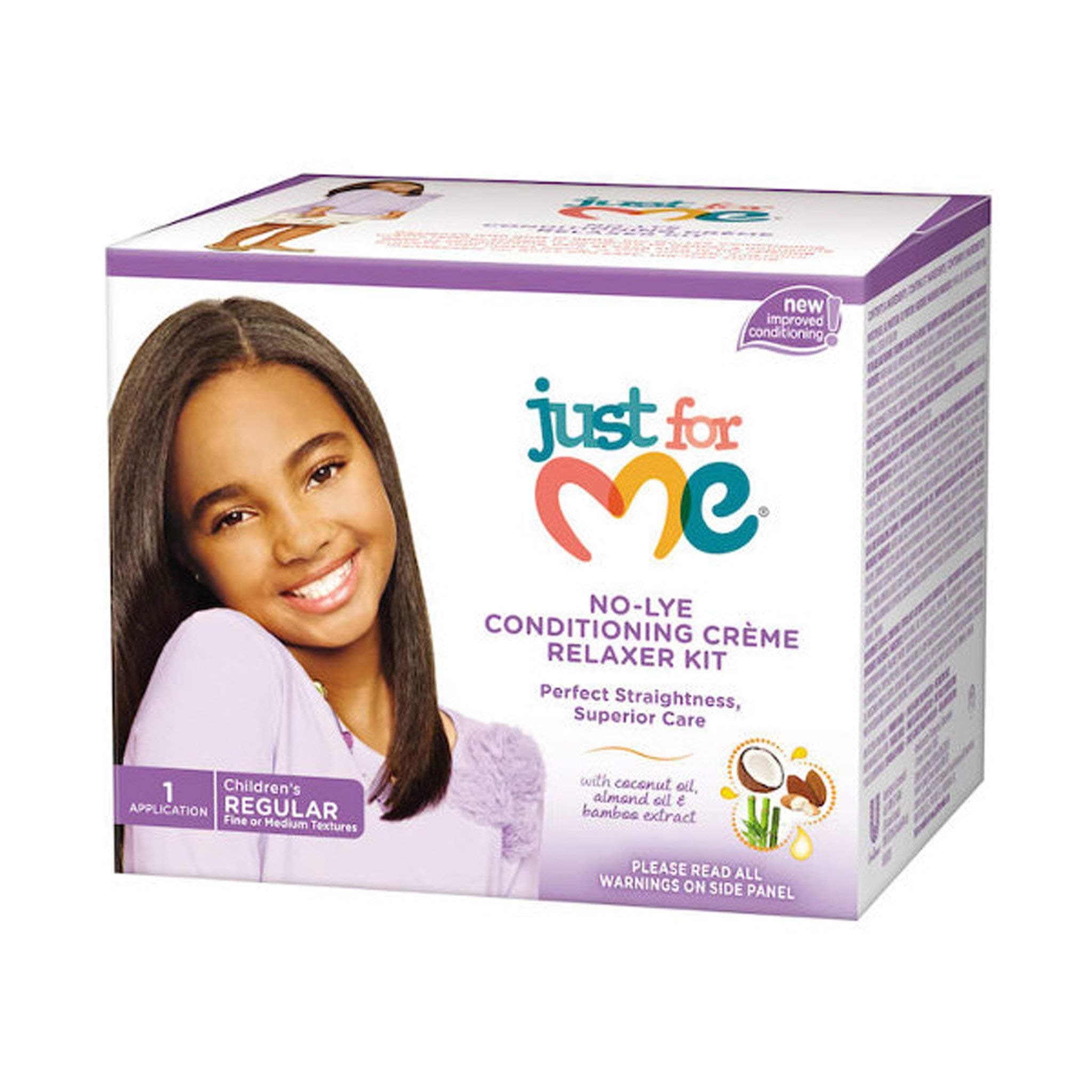 Just For Me Nolye Regular Conditioning Creme Relaxer Kit , 1 Count