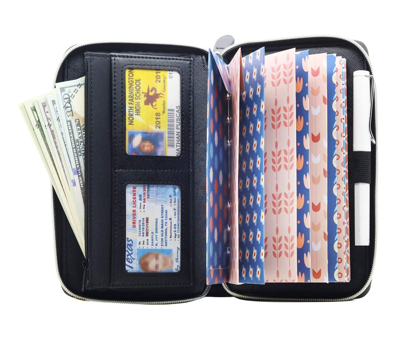 Complete Envelopes Wallet Budget System with 12 Budget Envelopes & Budget Sheets & Categories Label - A Proven Plan for Budgeting & Money Management