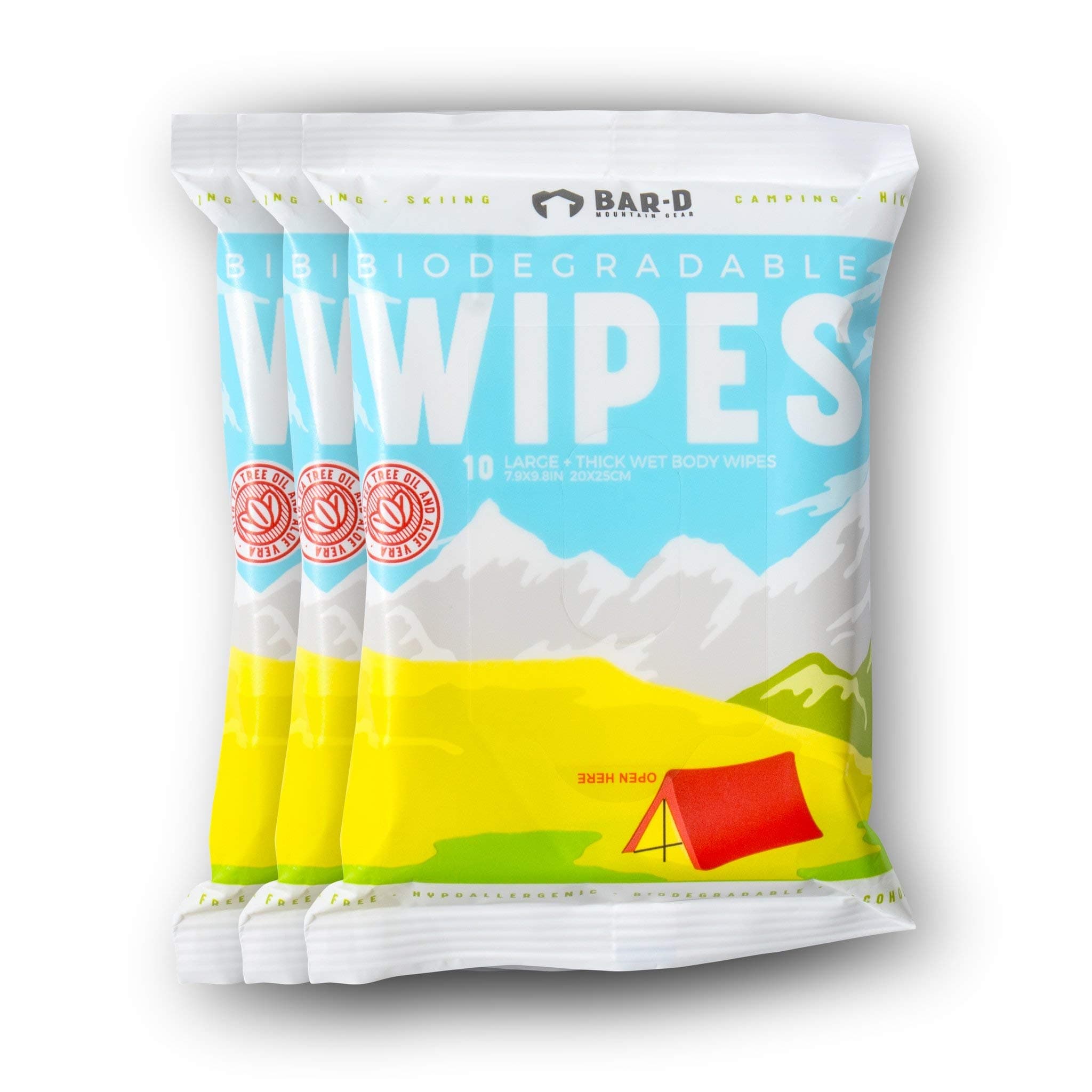 Large Body Wipes 3-Pack