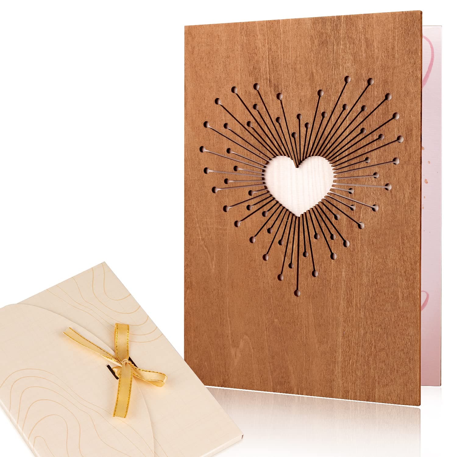 Love Wooden Card