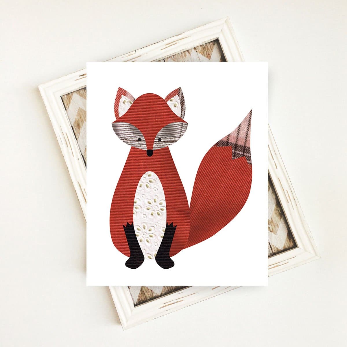 Woodland Fox Nursery Print Decor