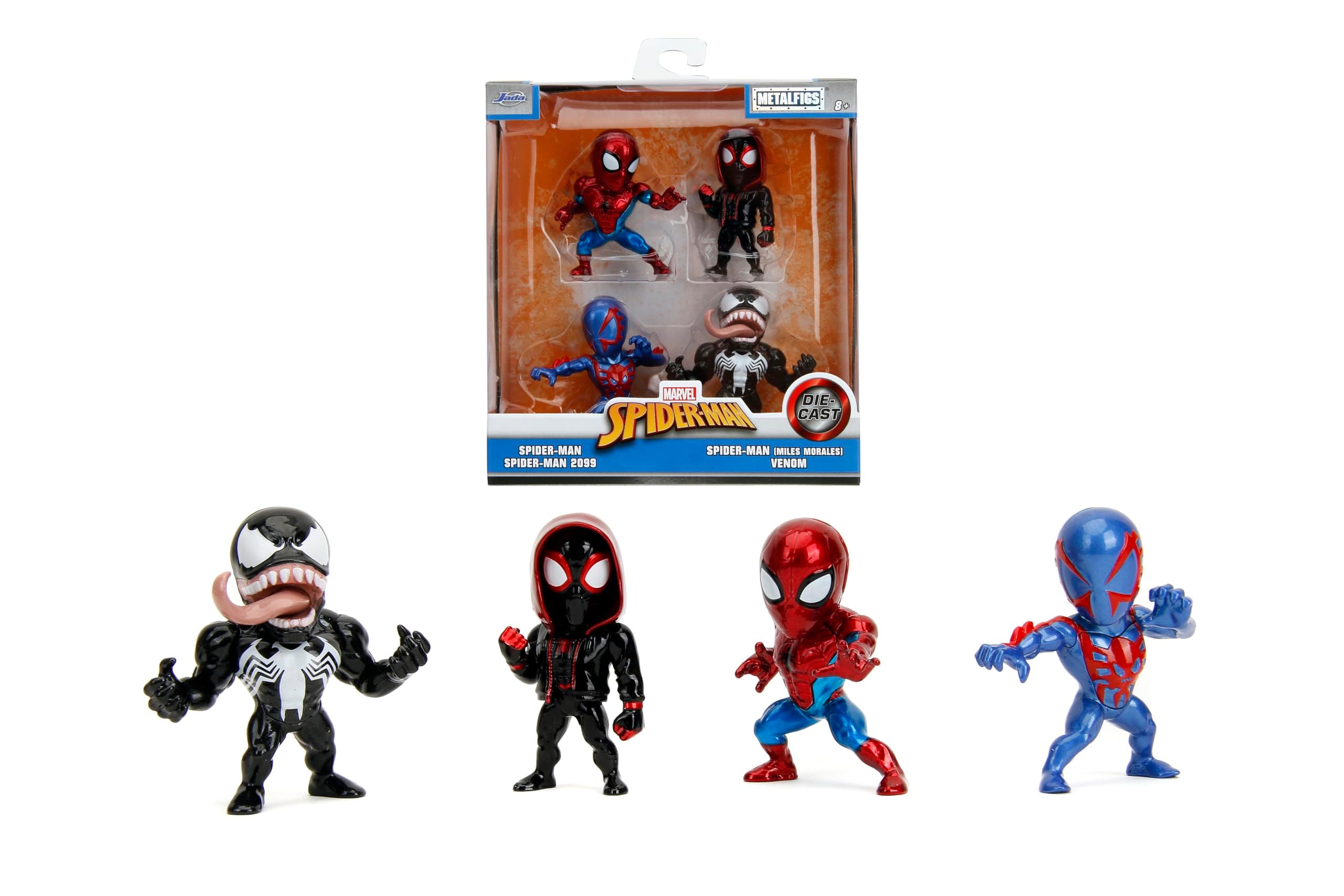 Marvel Spider-Man 2.5 Inch Die-Cast Figure 4-Pack