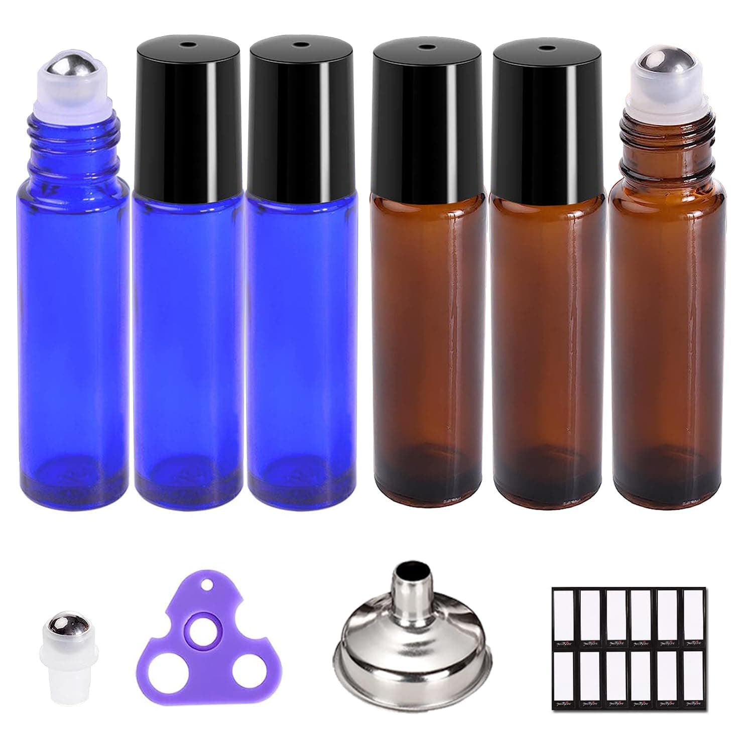 PrettyCare Essential Oil Roller Bottles