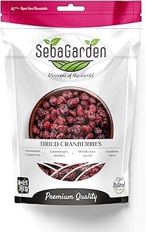 Premium Dried Cranberries 1kg – Delicious, and Packed with Flavor for Snacking, Baking, and Cooking