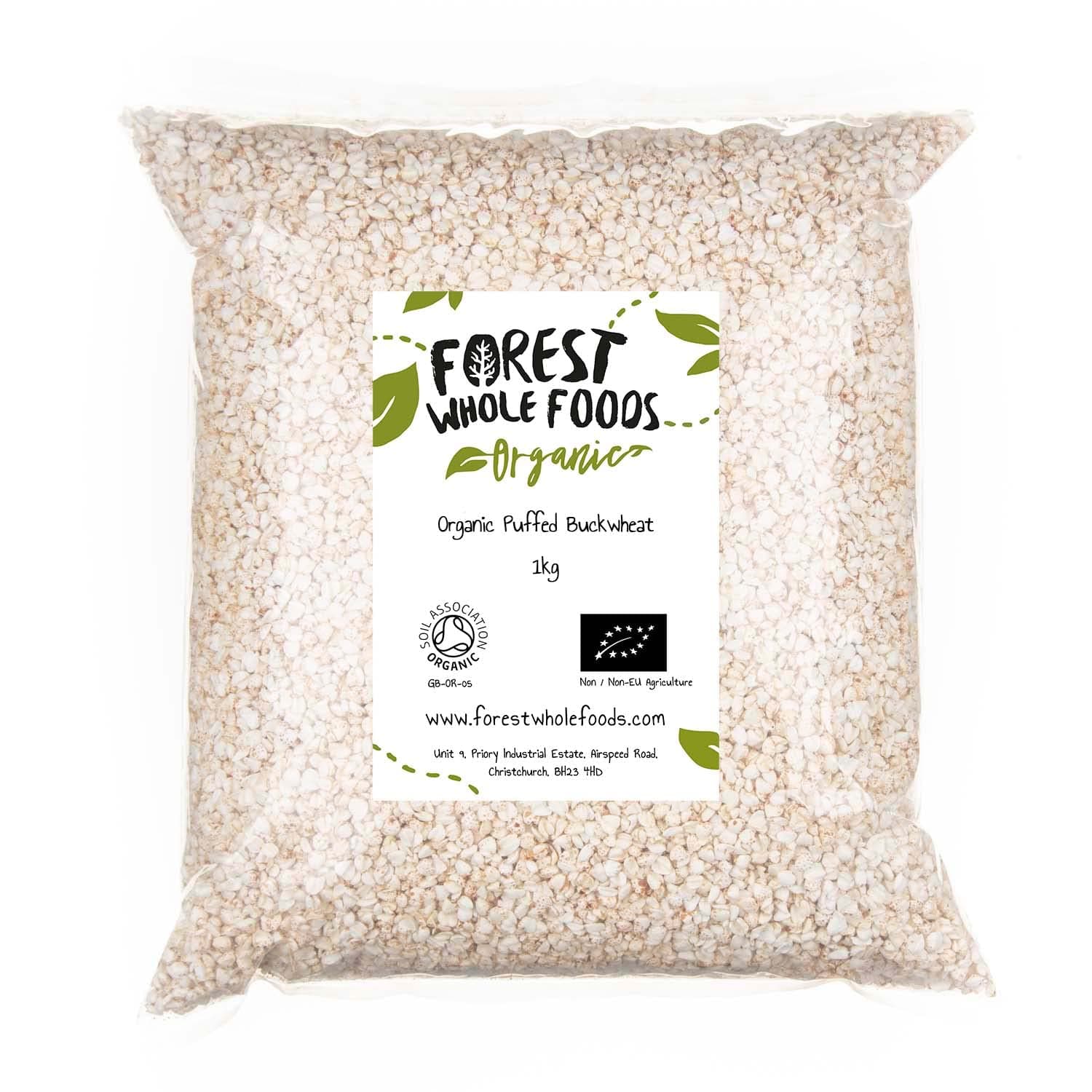 Organic Puffed Buckwheat (1kg)