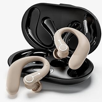 Rechargeable Hearing Aid with APP for People with Hearing Loss, Clear Sound and Easy to Use (brown)