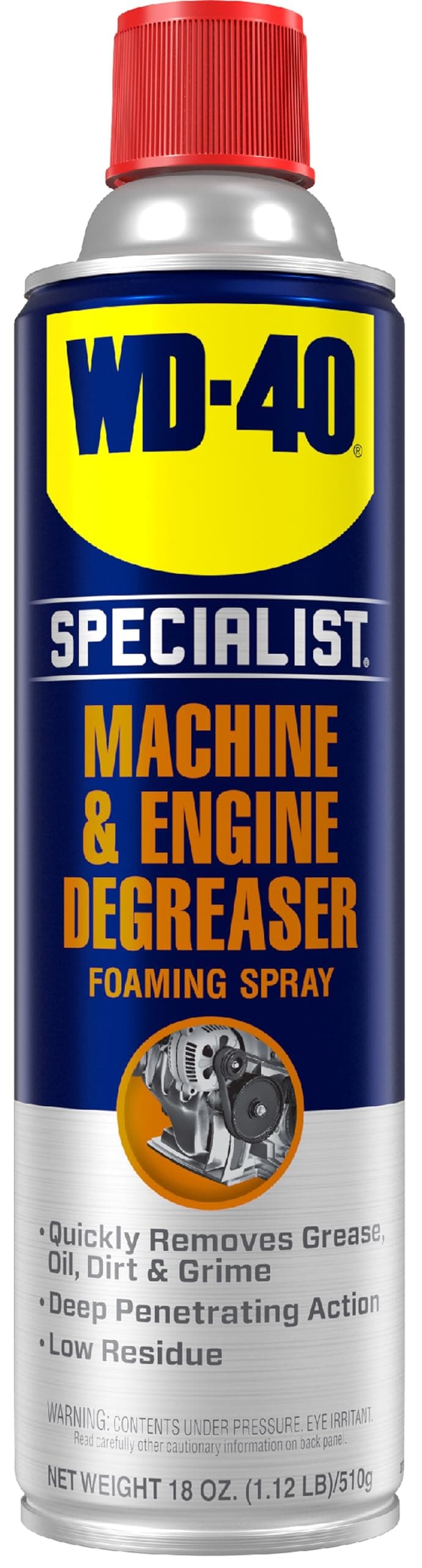 Machine & Engine Degreaser Foaming Spray, 18 OZ