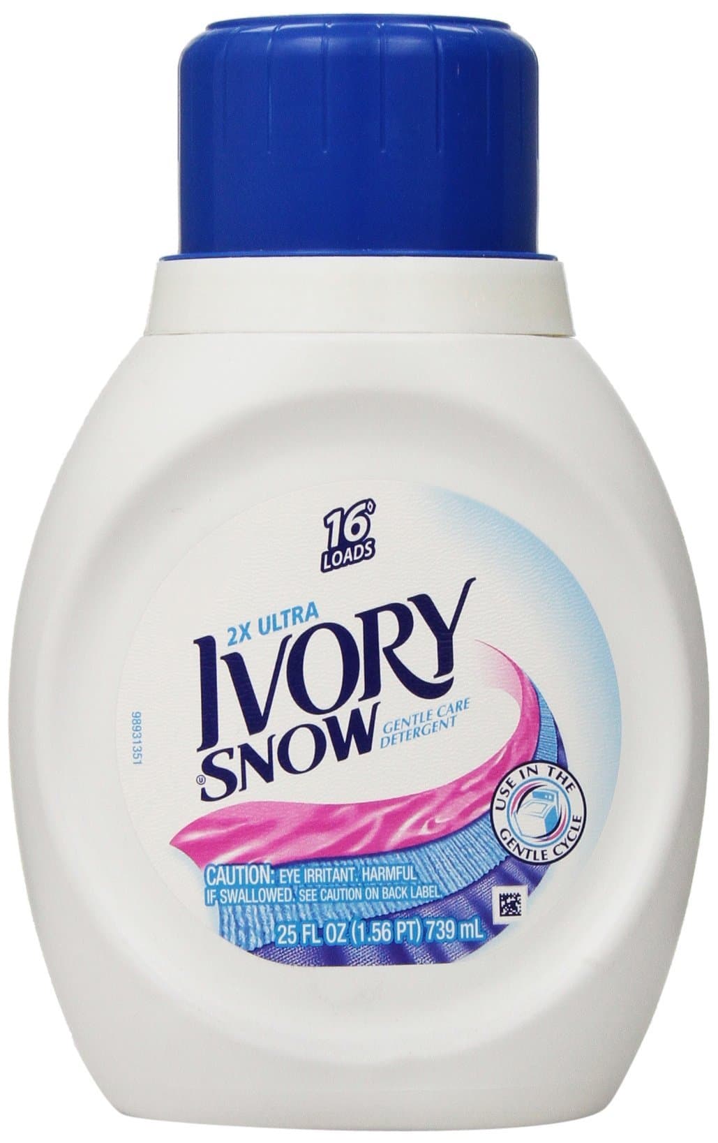 Ivory Snow Liquid Laundry Detergent, 25 Ounces, 16 Loads
