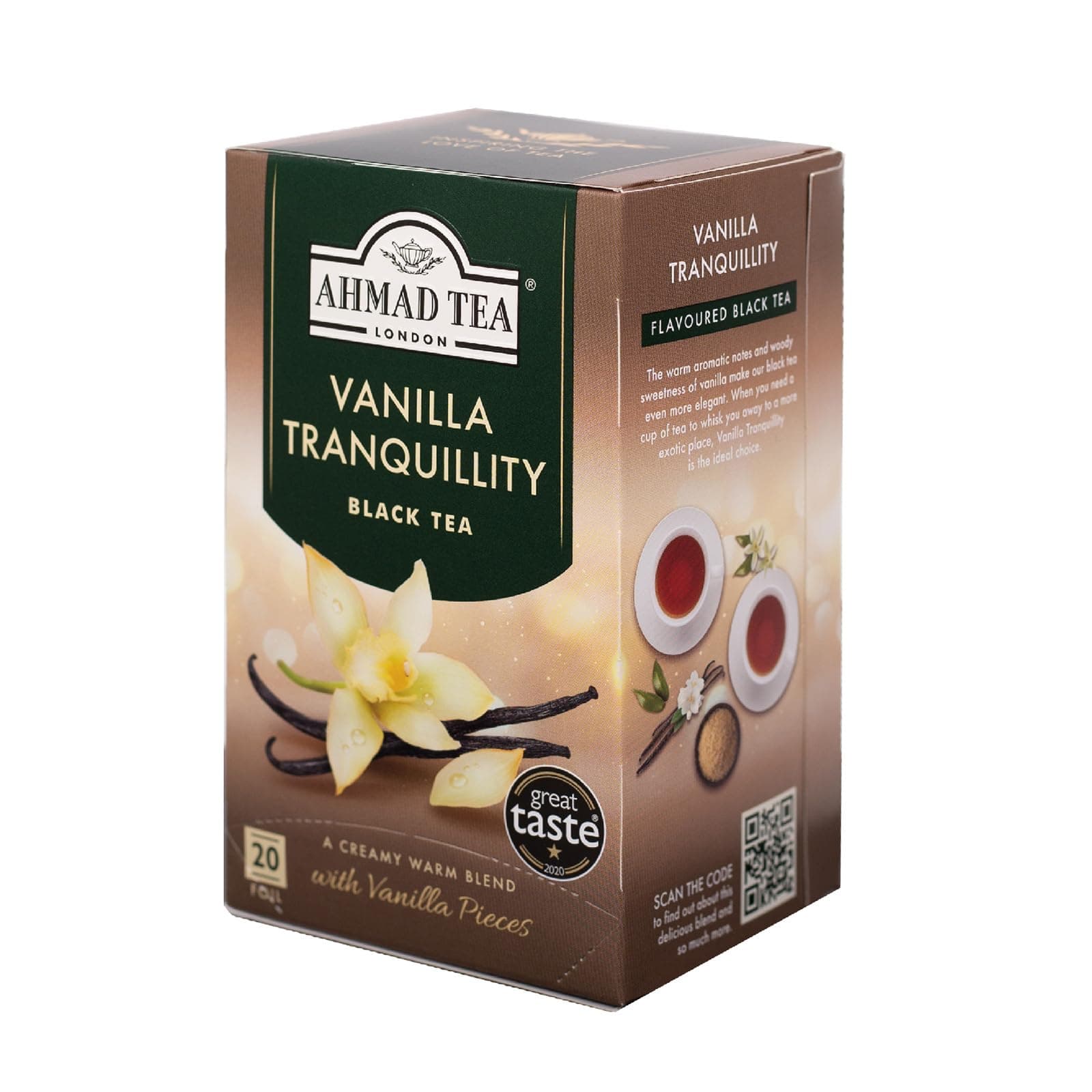 Ahmad Tea Vanilla Tranquility Black Tea - 20 Teabags