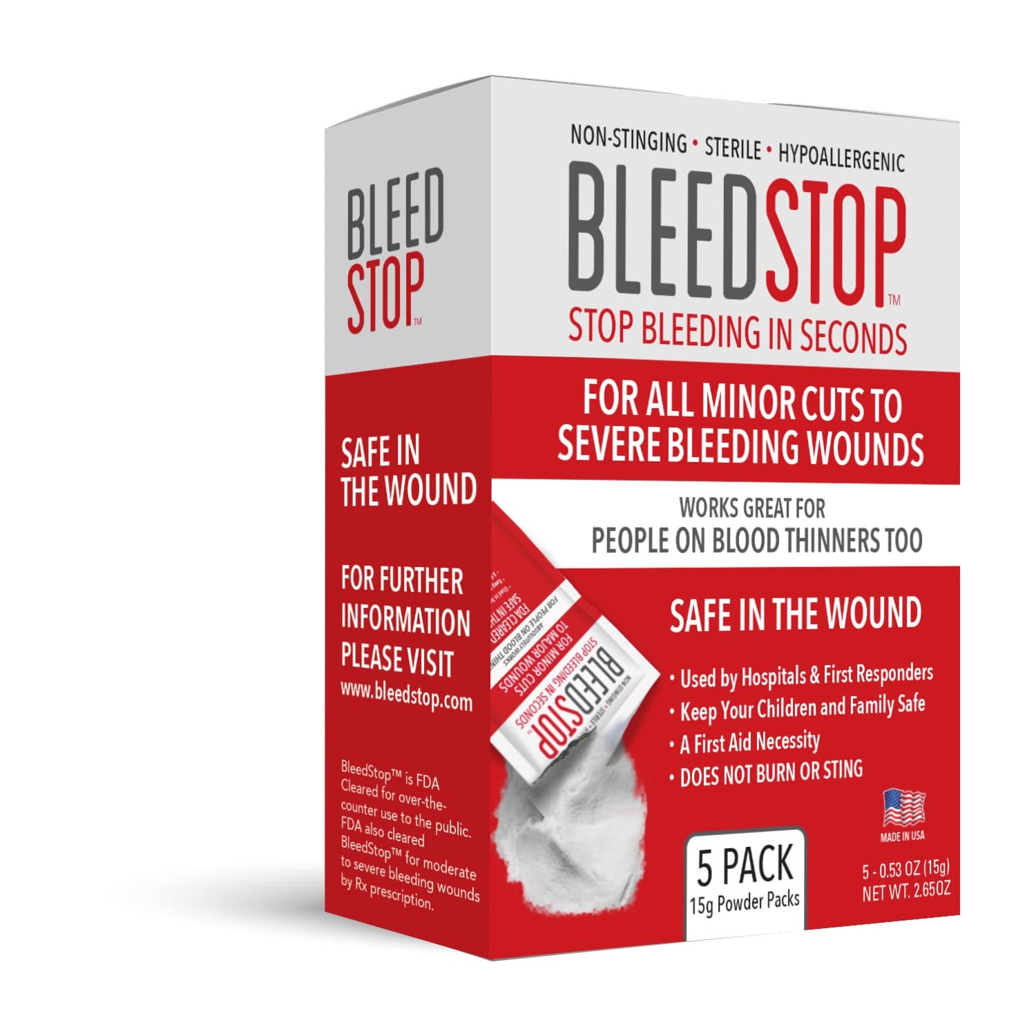 BleedStop 5 packs 15g