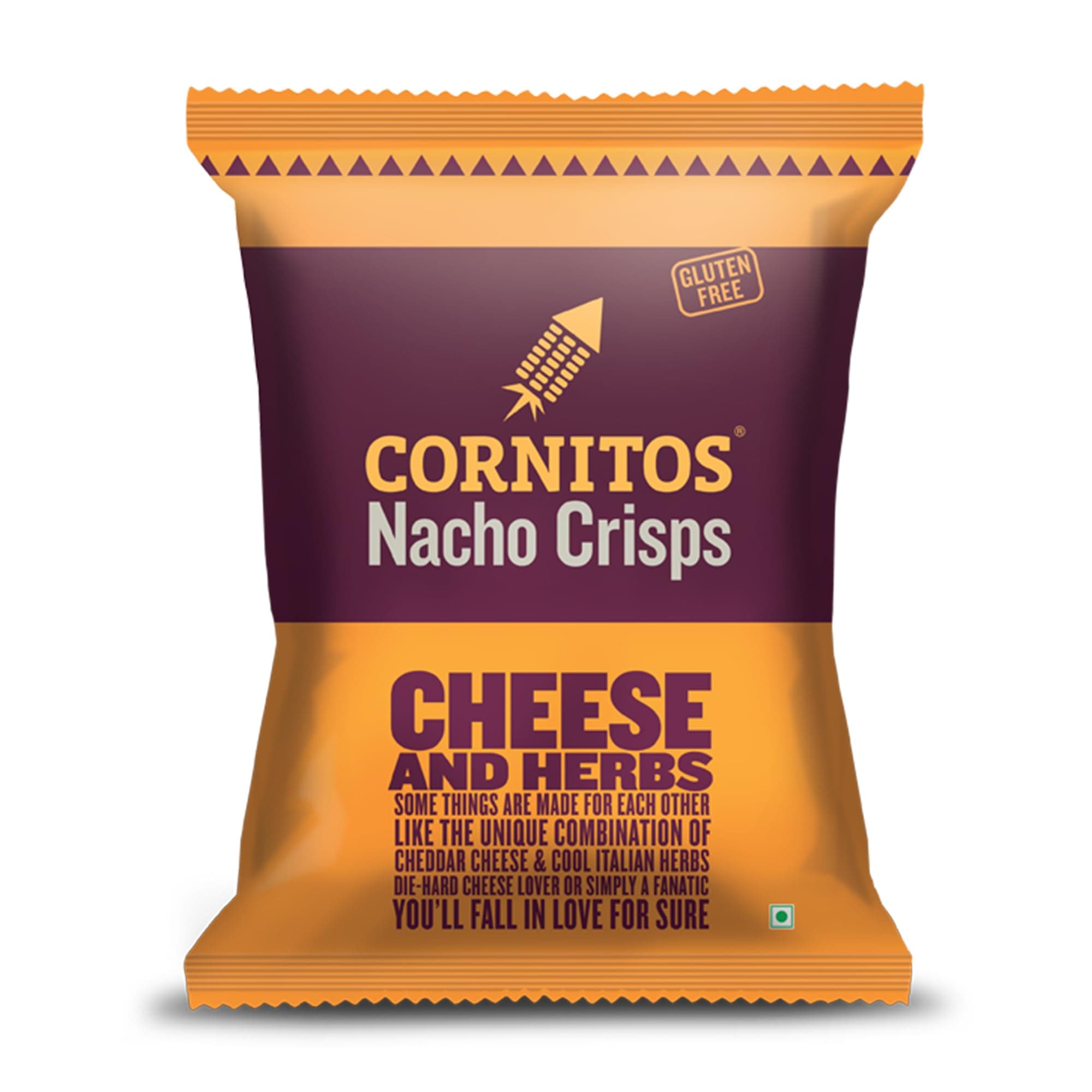 Cornitos Nacho Crisps Cheese And Herbs, 150 Gm