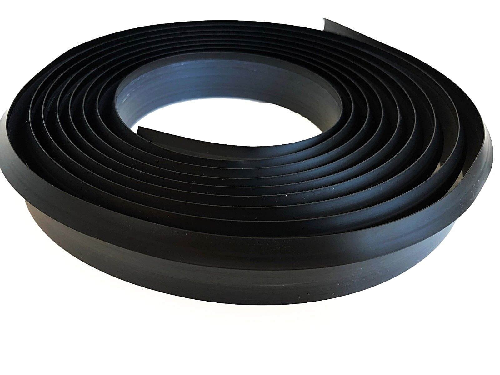 4.2 M Flexible Worktop Seal Strip Trim Kitchen cupboards Bath TMW Profiels (Black)