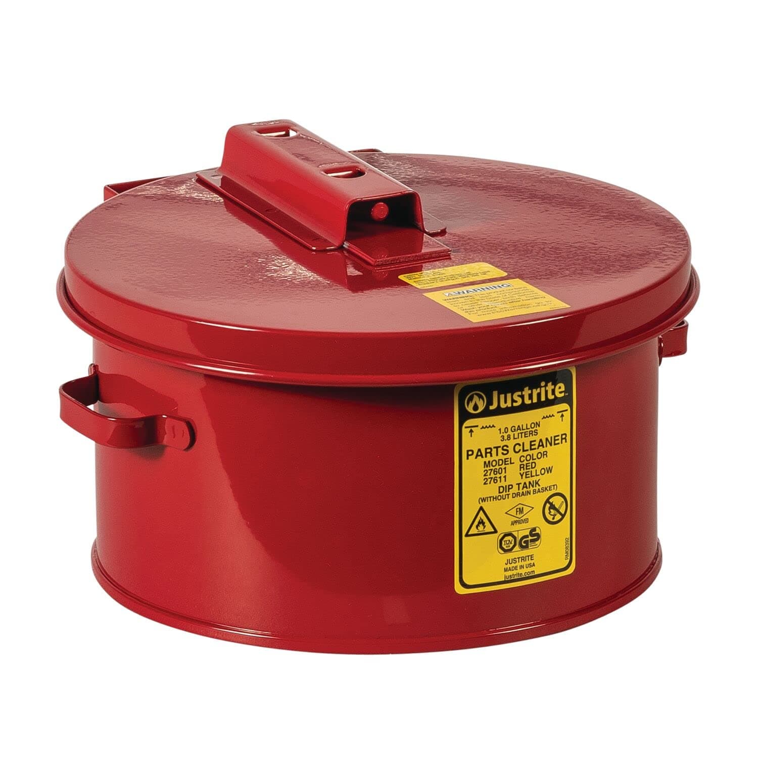 Justrite 27601 1 Gallon, 9 3/8" x 5 ½" Size Dip Tanks