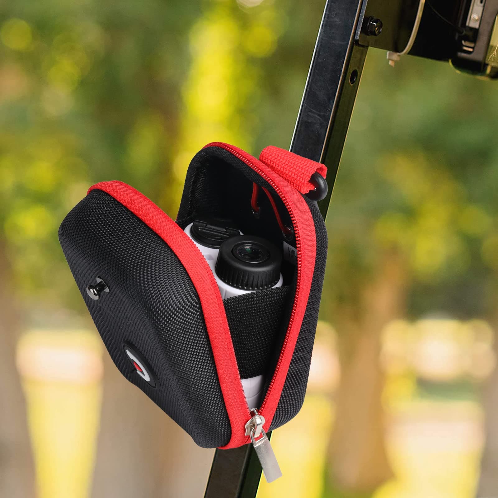 ACHIXGolf Rangefinder Hard Shell Case Compatible for Bushnell/Callaway/Tectectec,Universal Laser Range Finder Carry Bag with Carabiner Belt Clip for Most Brands rangefinders