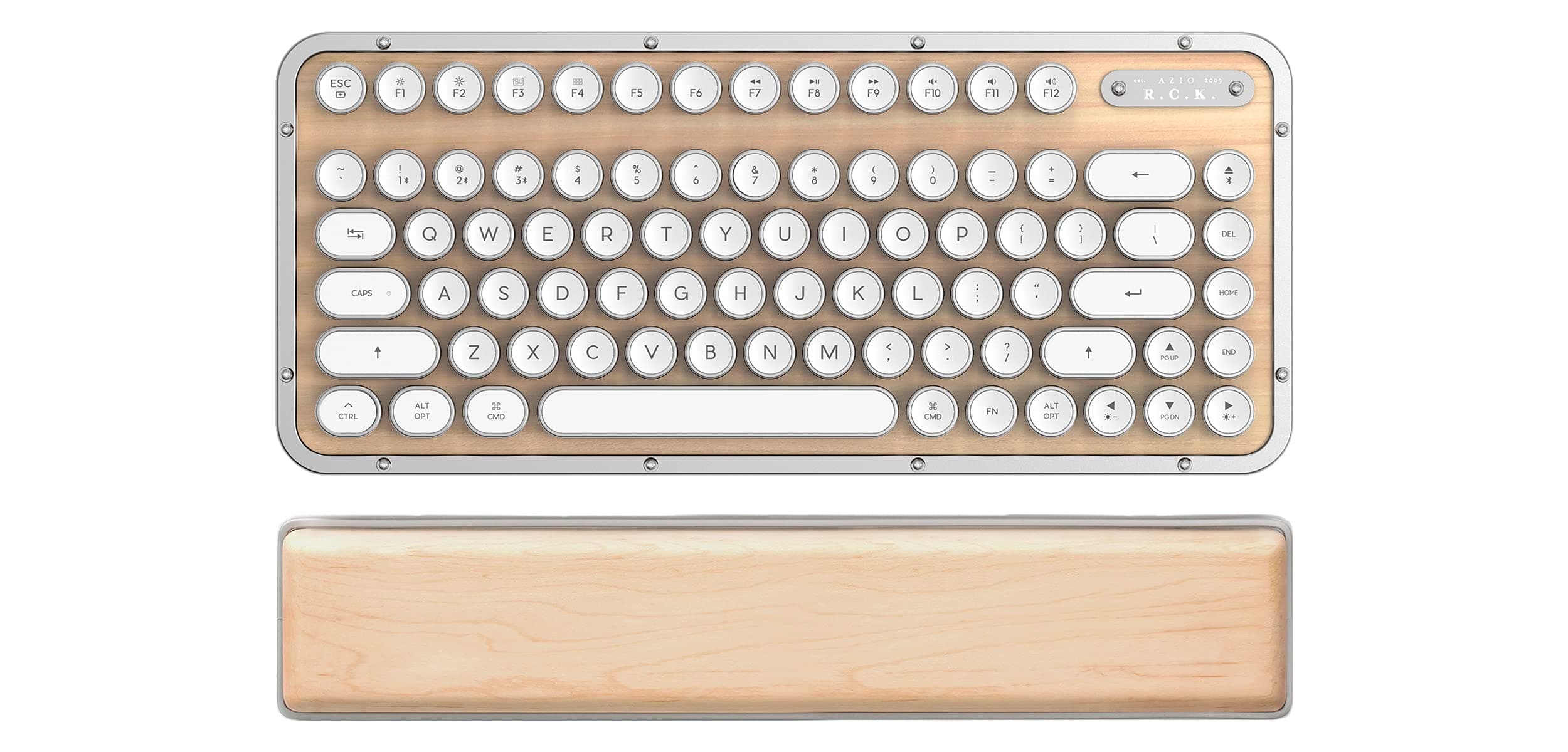 Retro Compact Keyboard, Maple