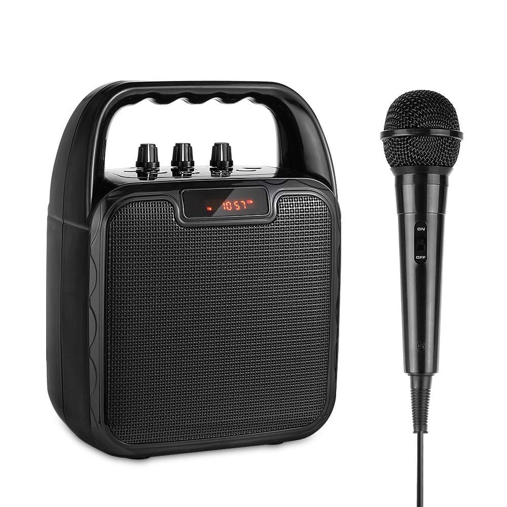 ARCHEER Portable Karaoke Machine, Bluetooth Speaker with Microphone PA Speaker System Voice Amplifier Handheld Mic Perfect for Entertainment at Home, Party, Karaoke and Indoors Activity