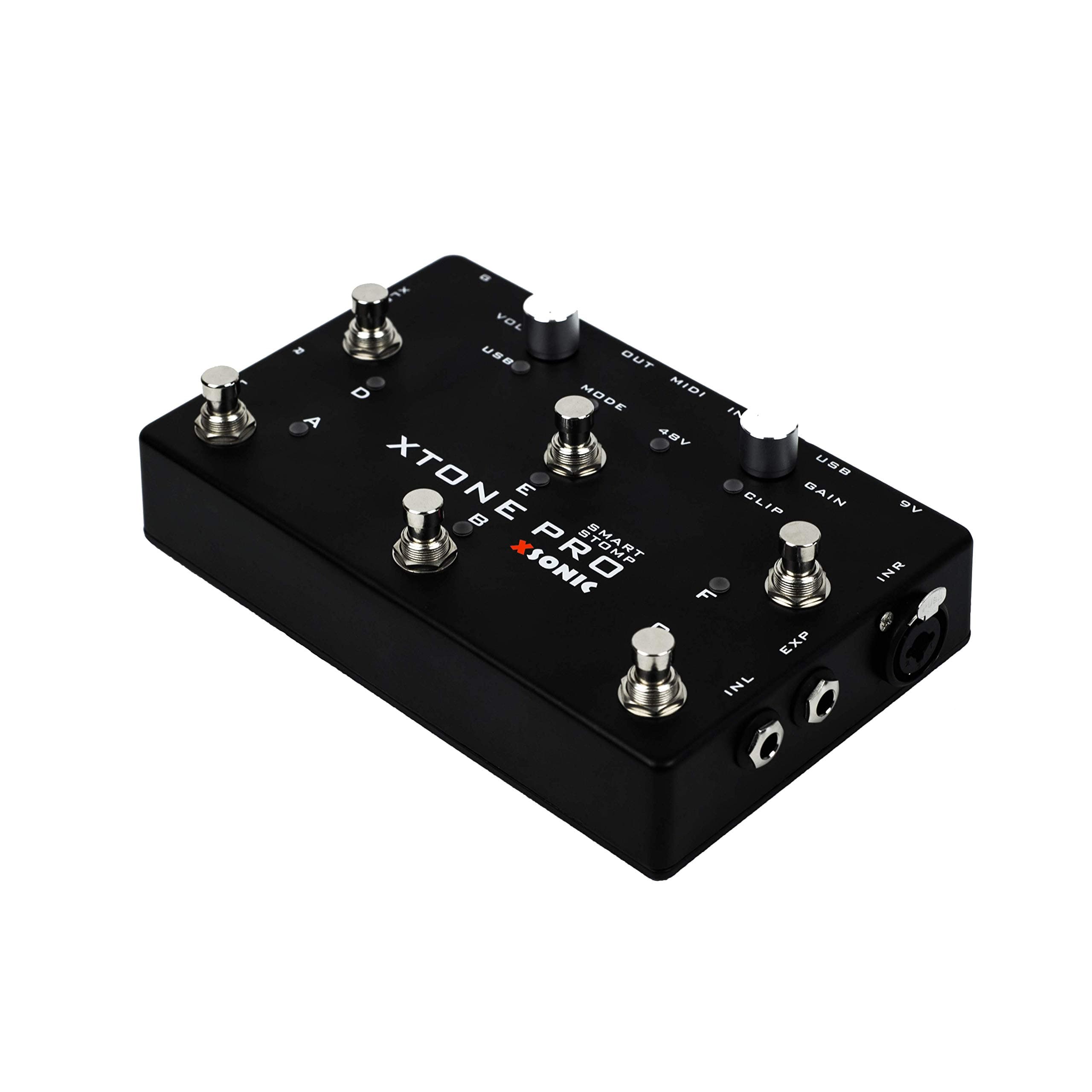 XSONIC Xtone Pro Professional Mobile Audio Interface with Ultra Low Latency, 192KHz&114dB, 2 Input, 3 Output, EXP Input, Support iOS, Windows, Mac, BIAS FX, Audio Interface for Live Gig, Home Studio