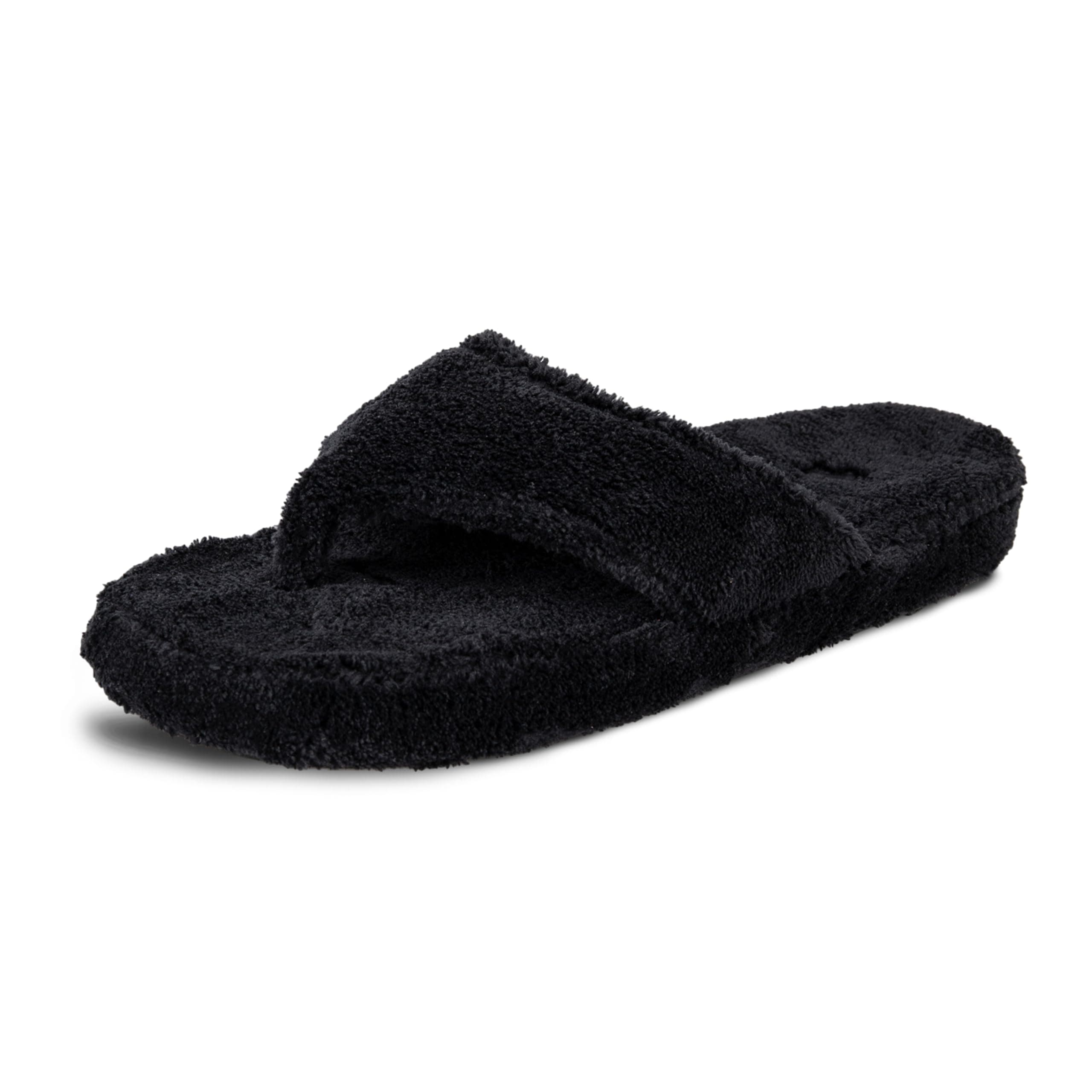 Women's Spa Thong Slippers with Cloud Contour Comfort - Arch Support and Plush Fluffy Terry Lining, Perfect for Beach, Camping, Poolside, or Bathroom Wear
