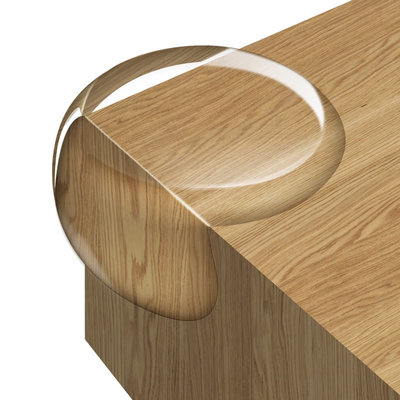 Baby Proofing Corner Protector - Safety Guards for Furniture, Clear Edge Protectors, Large Silicone Covers Cushion for Table, Desk, Fireplace Against Sharp Corners - Child Proof Bumper, 14 Pack