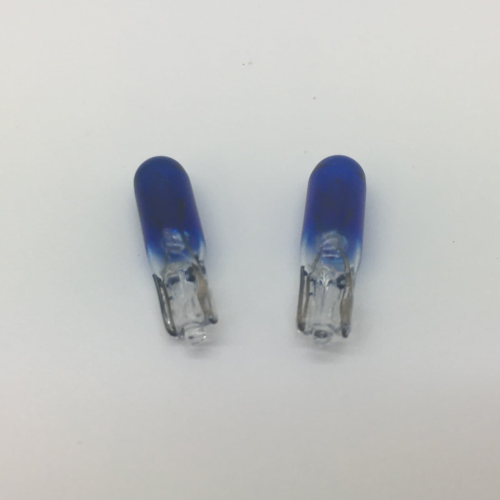 2 x 286 Blue Car Dashboard Instrument Panel Bulb 286B T5 12v 1.2w W2x4.6Dd