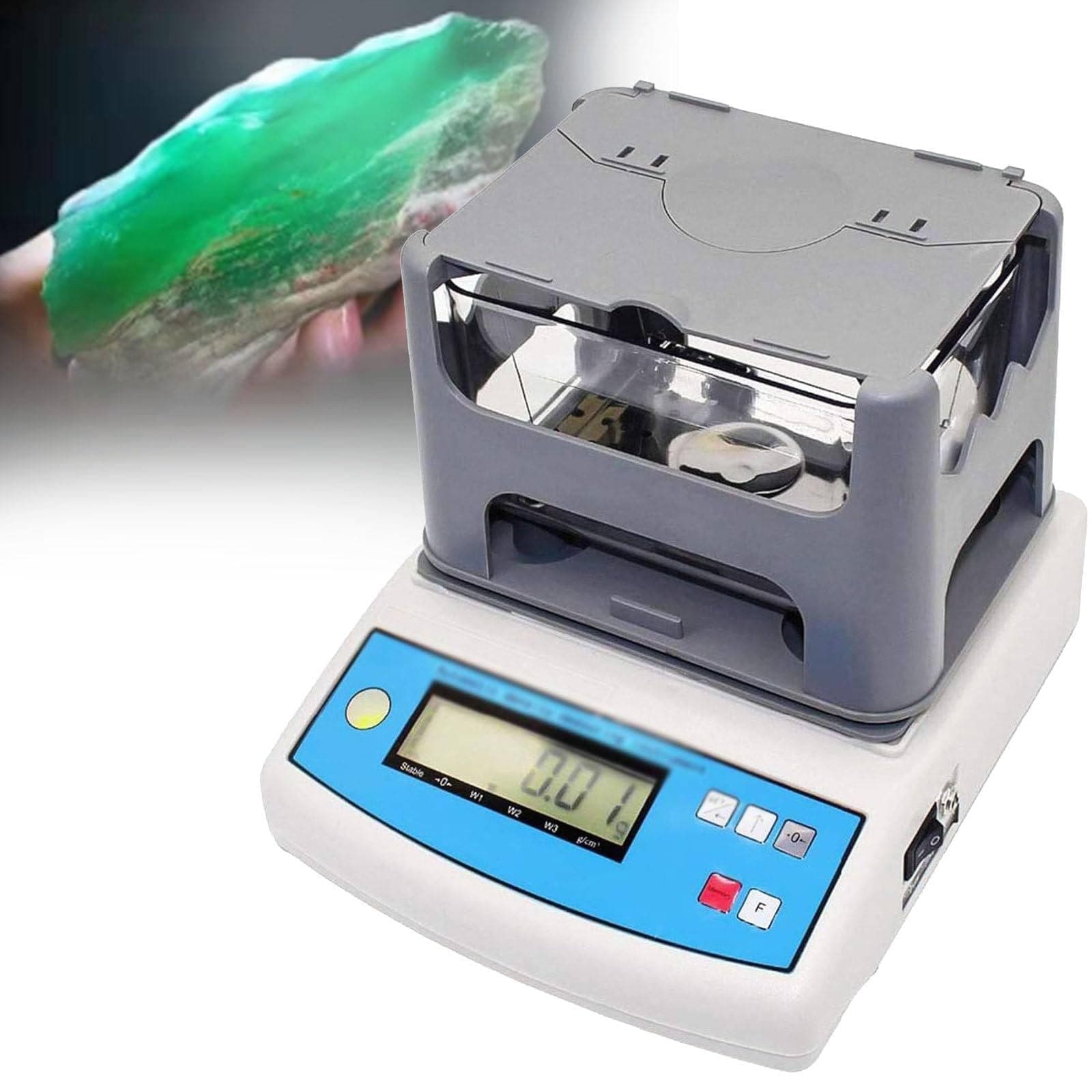 Gold Purity Tester Machine Digital Electronic Gold Purity Tester Meter with Maximum Weight 300g/600g Gold Purity Testing Analyzer Machine,0.01-300g