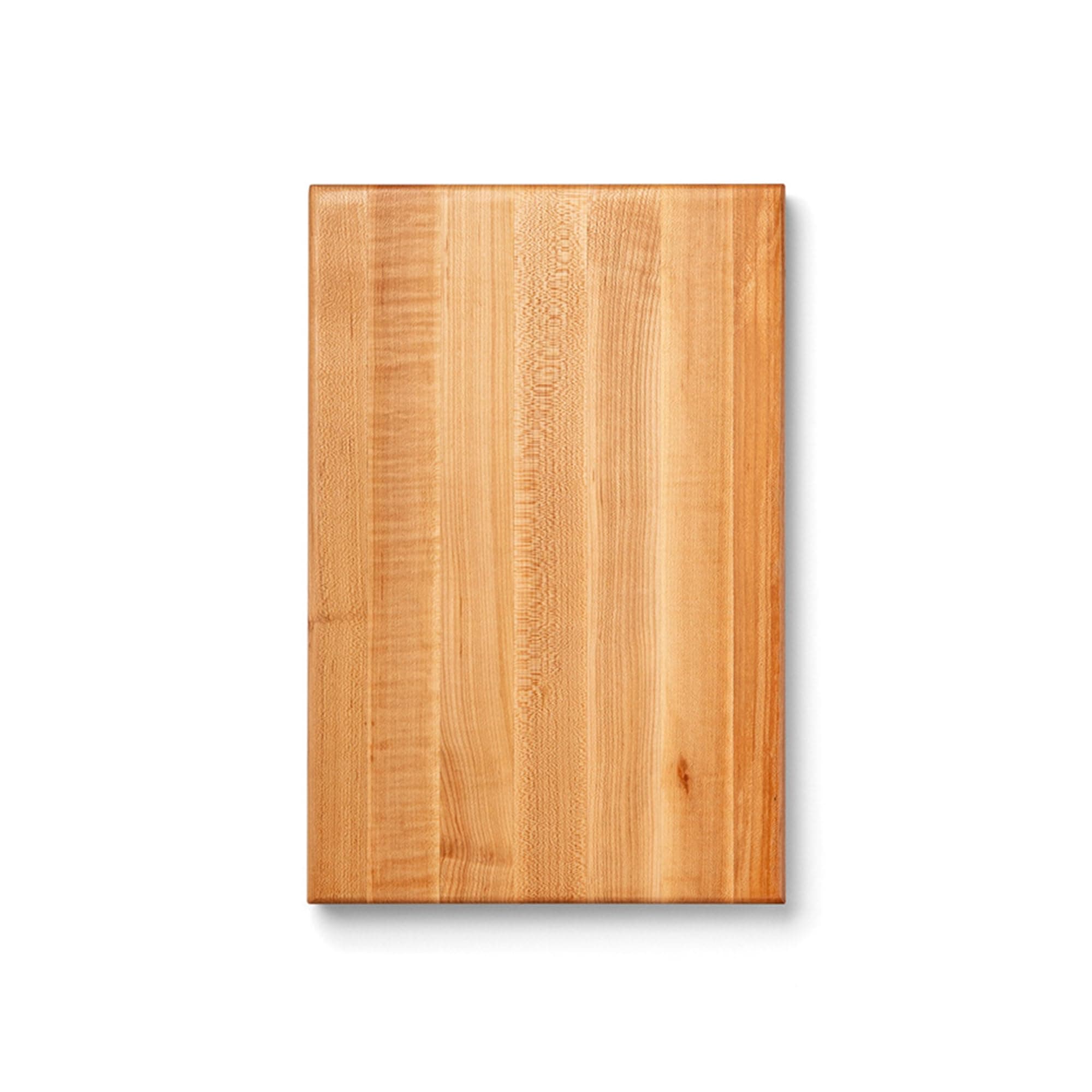 R-Board Series Rectangular Wooden Maple Cutting Board 18”x12” – 1.5” Thick, 10-lb Reversible Butcher Block with Edge-Grain & Finger Grips – Made in the USA
