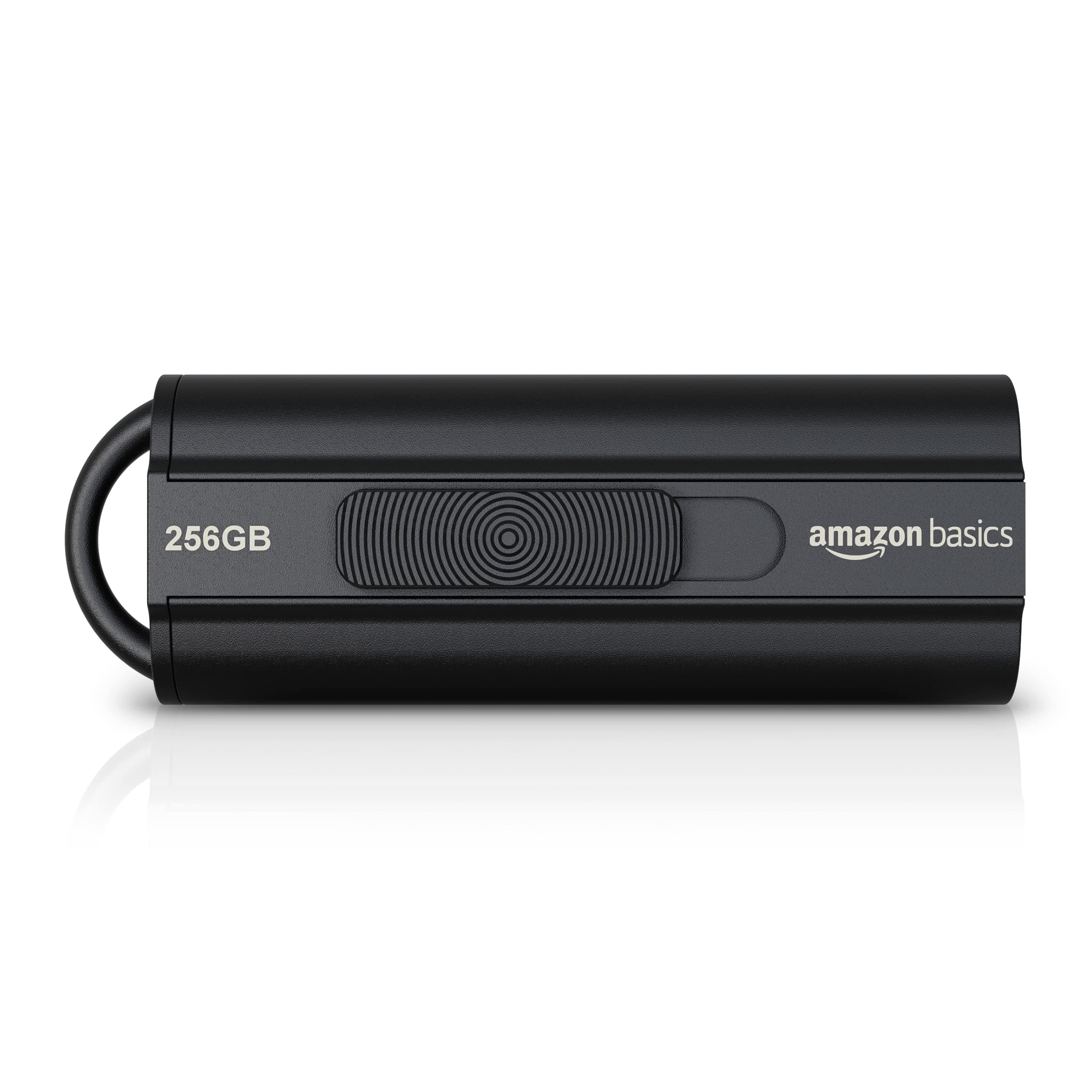 256 GB Ultra Fast USB 3.1 Flash Drive, High Capacity External Storage for Photos Videos, Retractable Design, 130MB/s Transfer Speed, Black