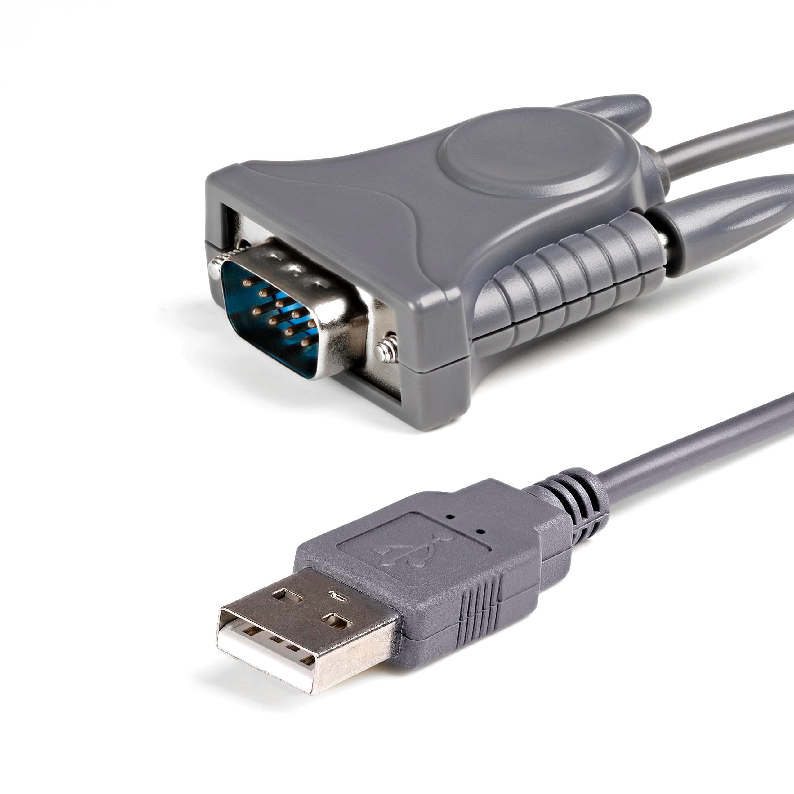 StarTech.com StarTech Usb To Serial Adapter - 3 Ft / 1M - With Db9 To Db25 Pin Adapter - Prolific Pl-2303 - Usb To Rs232 Adapter Cable (Icusb232Db25),Gray