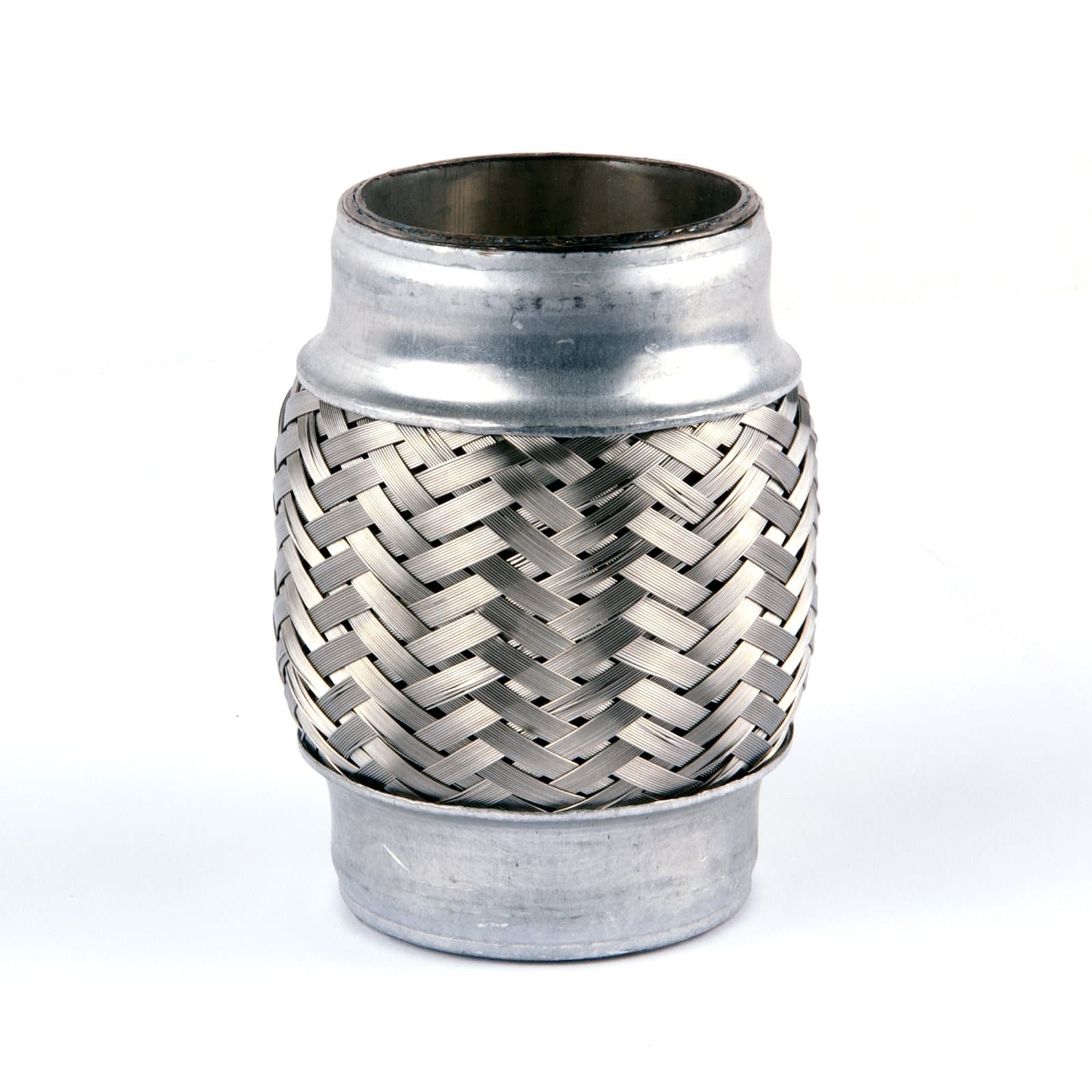 Pipe Stainless Steel Double Braid Exhaust Flex 2" x 4" Long