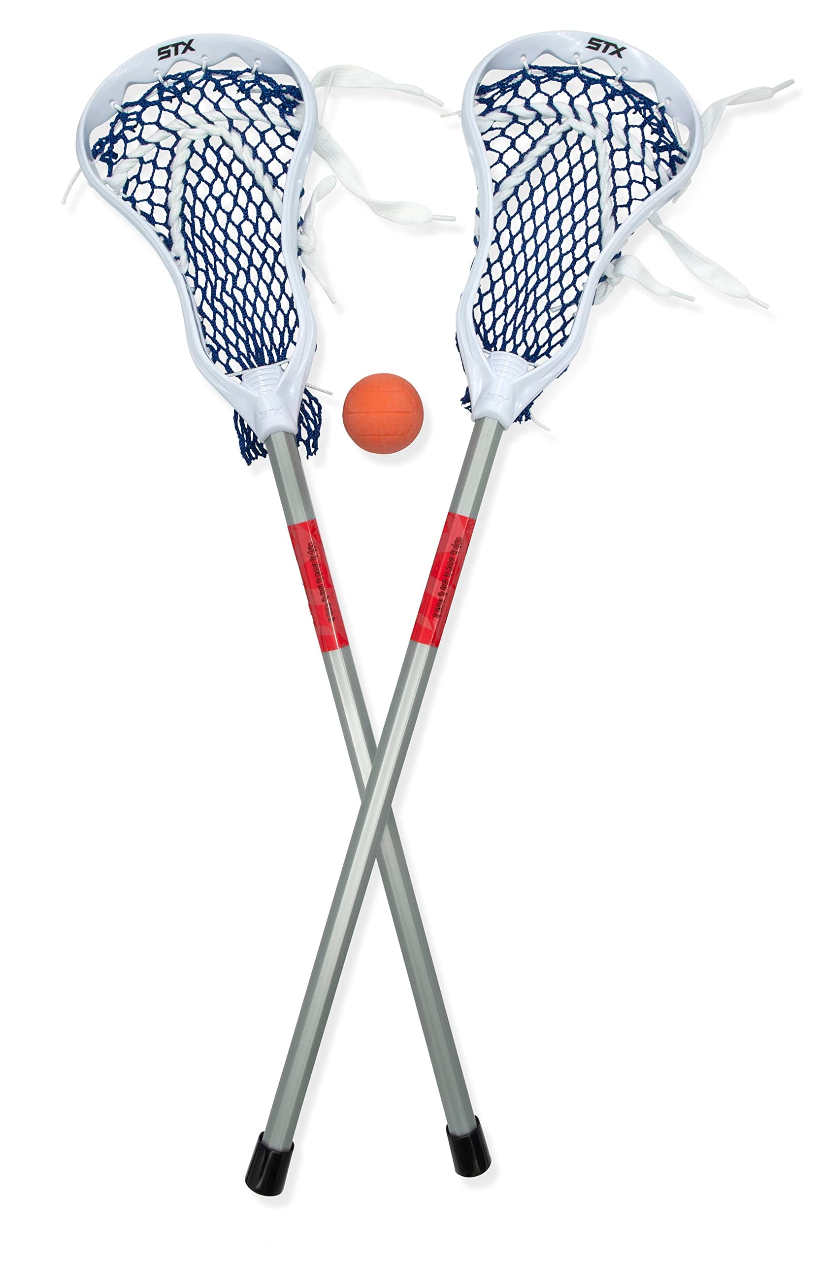 STX FiddleSTX Two Pack Mini Super Power with Plastic Handle and One Ball, 30-Inch,White/Grey