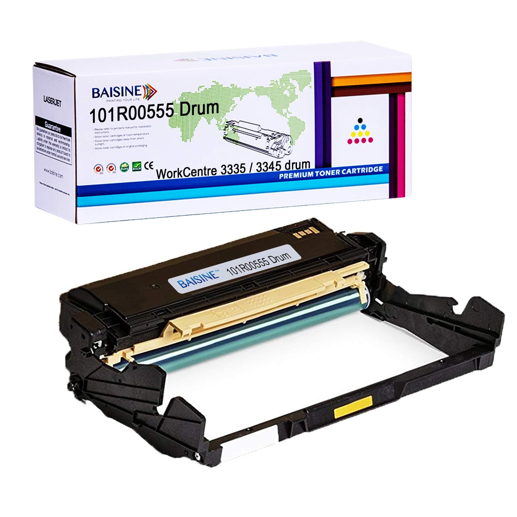 Compatible WorkCentre 3345 Drum Cartridges Replacement for Xerox Phaser 3330, WorkCentre 3335, WorkCentre 3345 Printer | 101R00555 -– High Yield 30,000 Pages