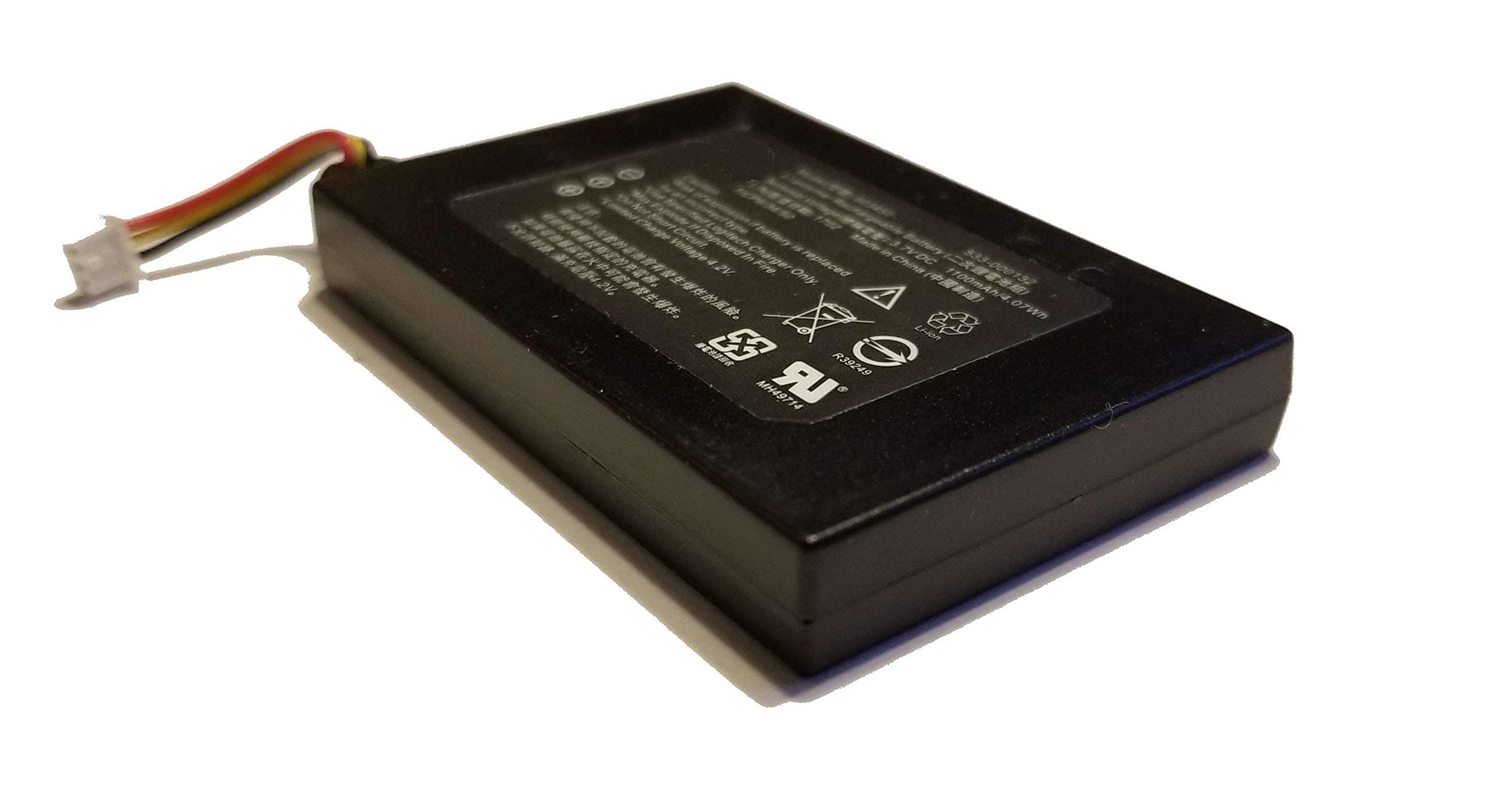 Replacement Lithium Battery (1100 mAh / 4.07 Wh) for Logitech G933 Artemis Spectrum and G533 Wireless Gaming Headsets by ienza