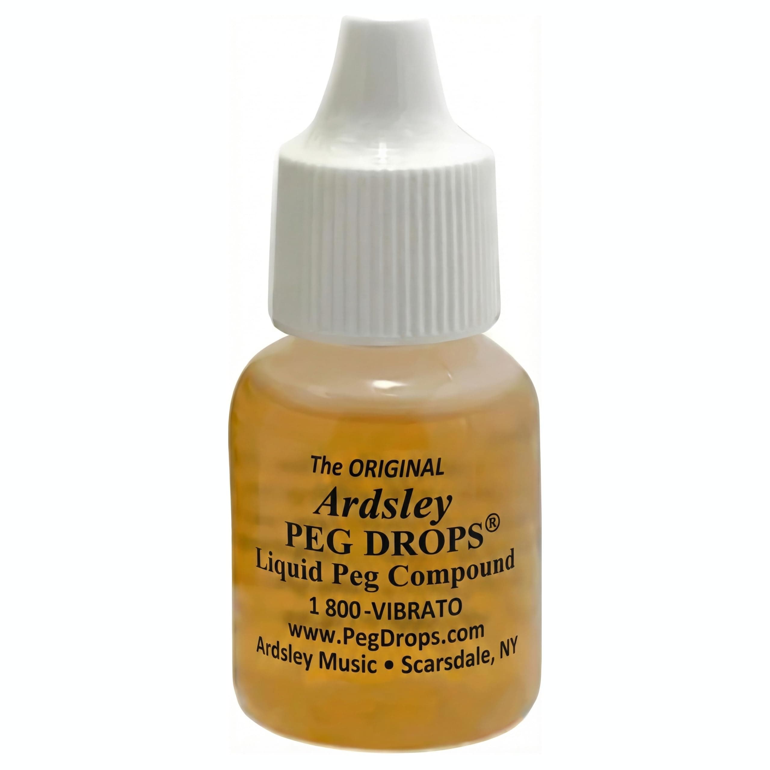 Peg Drops - The Original Liquid Peg Compound for Violin, Viola, Cello & Bass - Stops Slipping and Squeaking Pegs – Easy No-Remove Application - 1/3 oz (9.8ml)