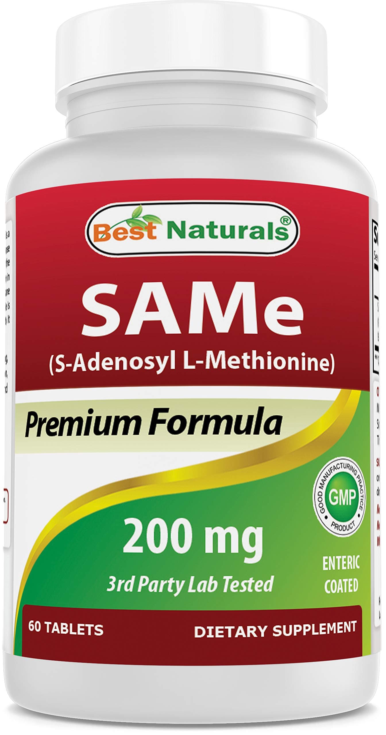 Best Naturals Sam-e Enteric Coated 200 mg 60 Tablets