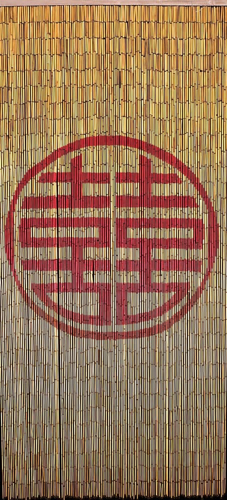 Beaded Bamboo Curtain , Double Happiness (symbol)