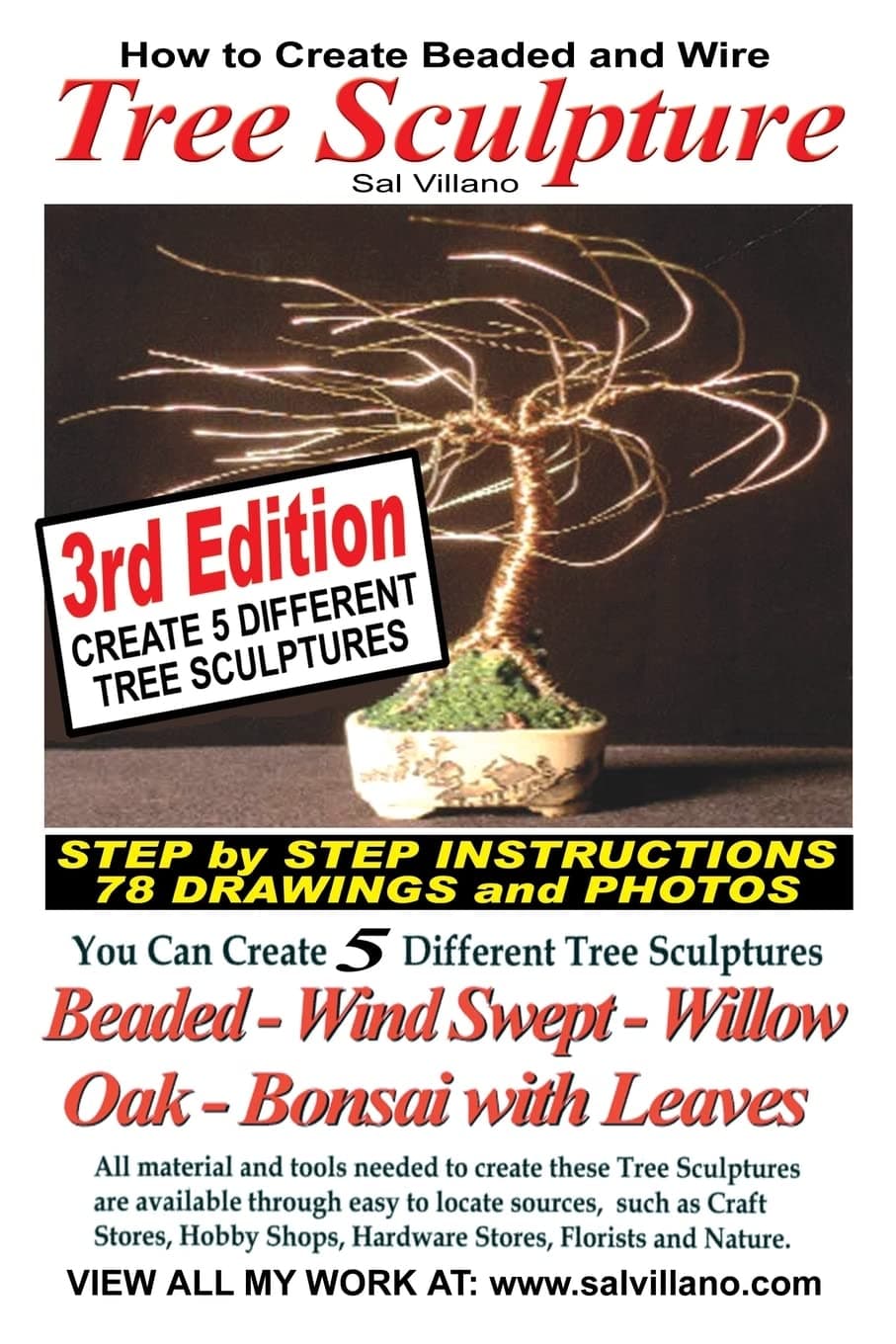 How to Create Beaded & Wire Trees: Create Five Different Tree Sculptures Paperback – April 24, 2009