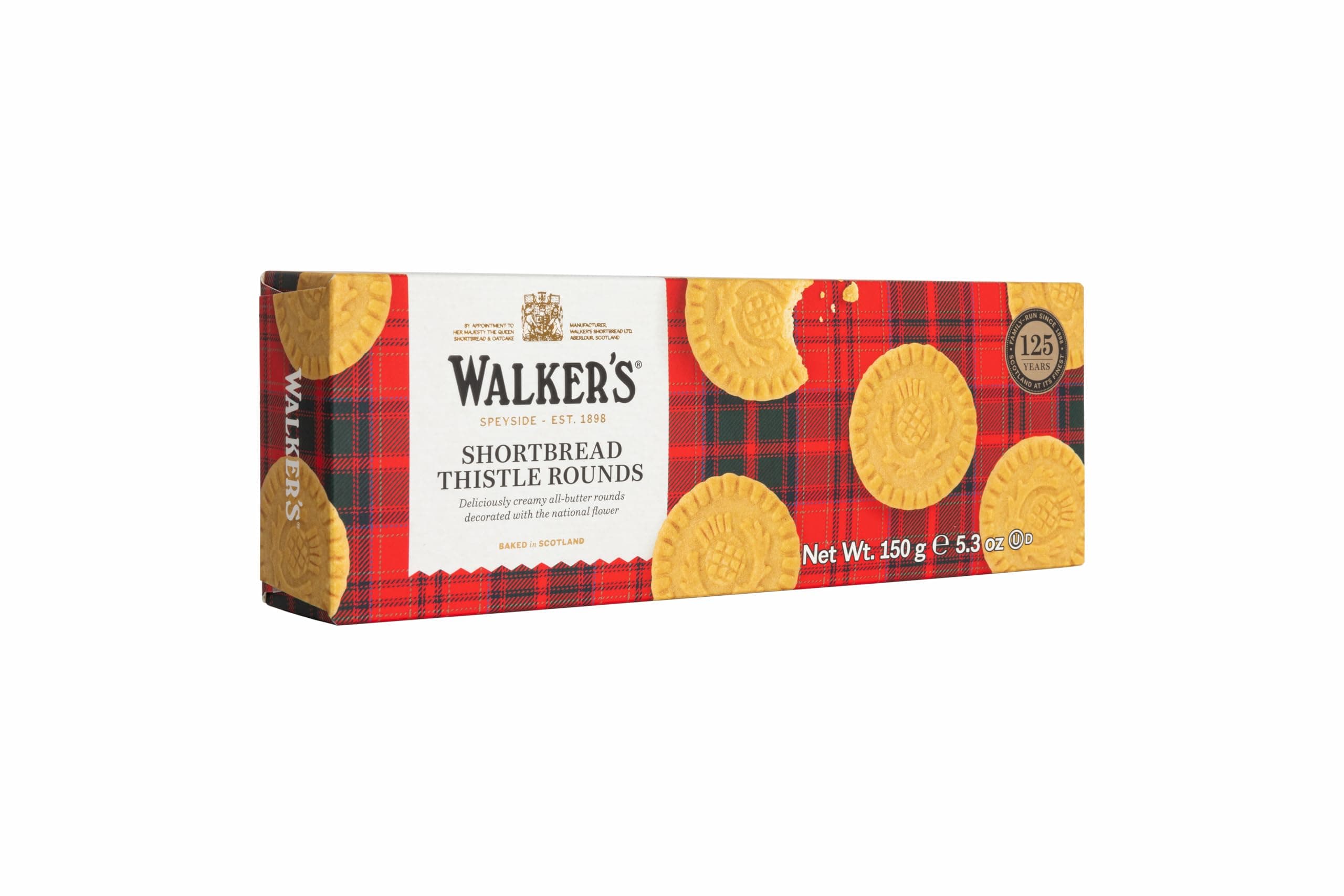 Walkers Pure Butter Shortbread, Rounds, 5.3 oz