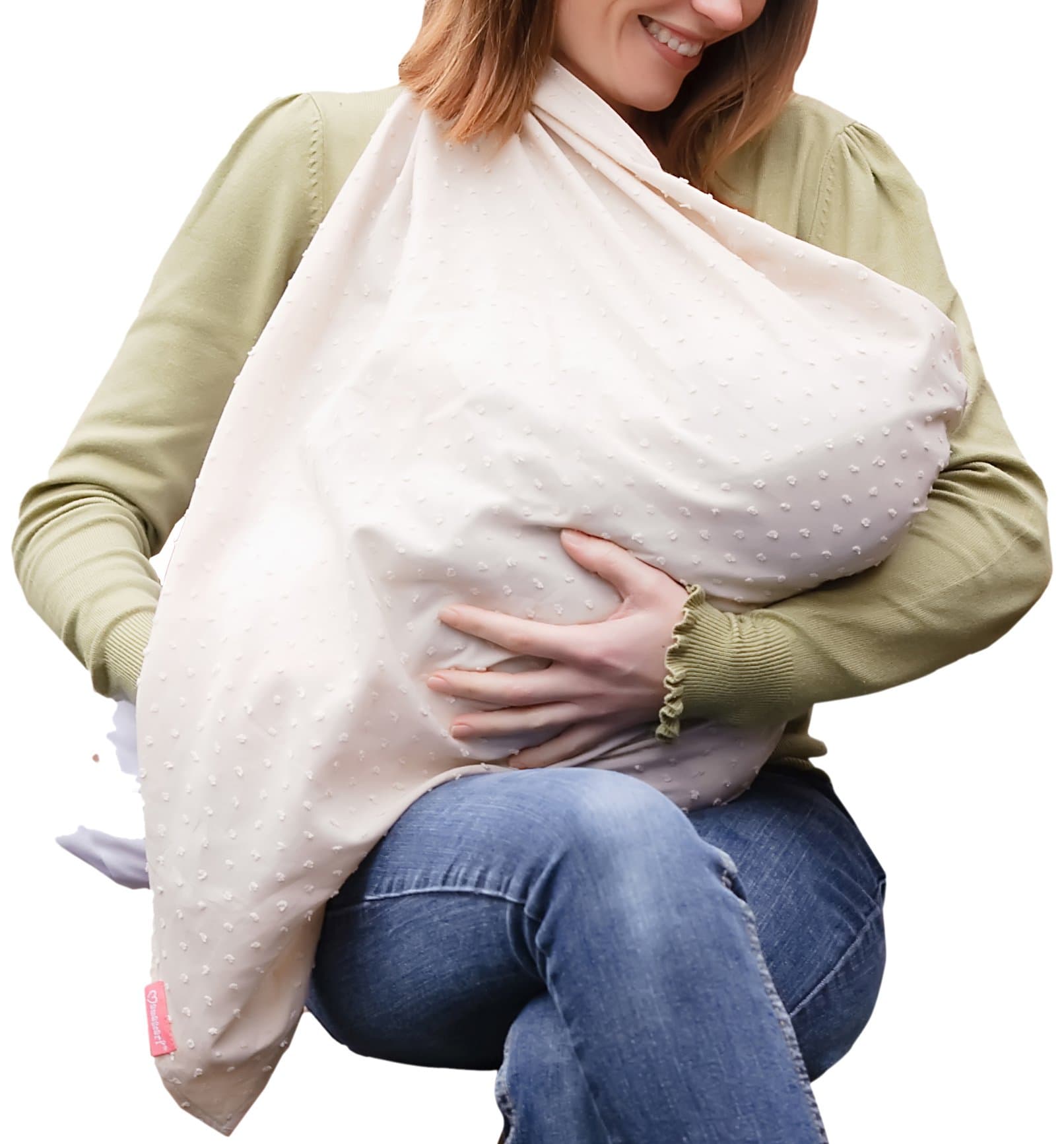 Mamascarf Nursing Cover, Cream