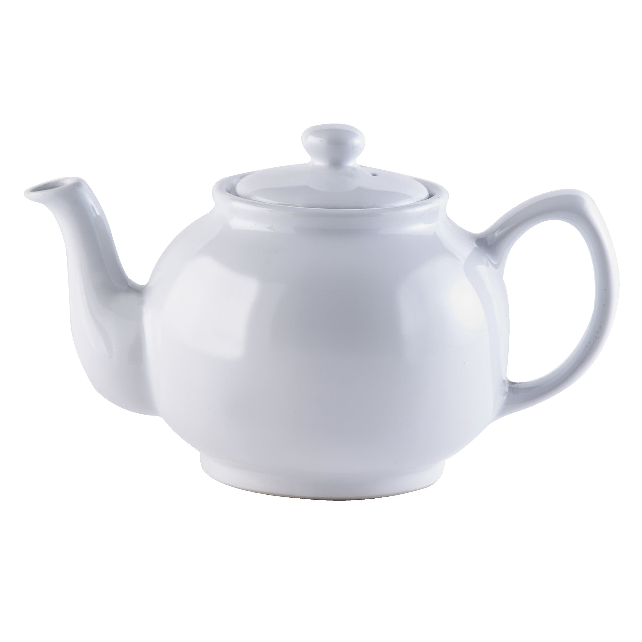 Price & Kensington White 6cup Teapot 1100ml (White 6cup Teapot)