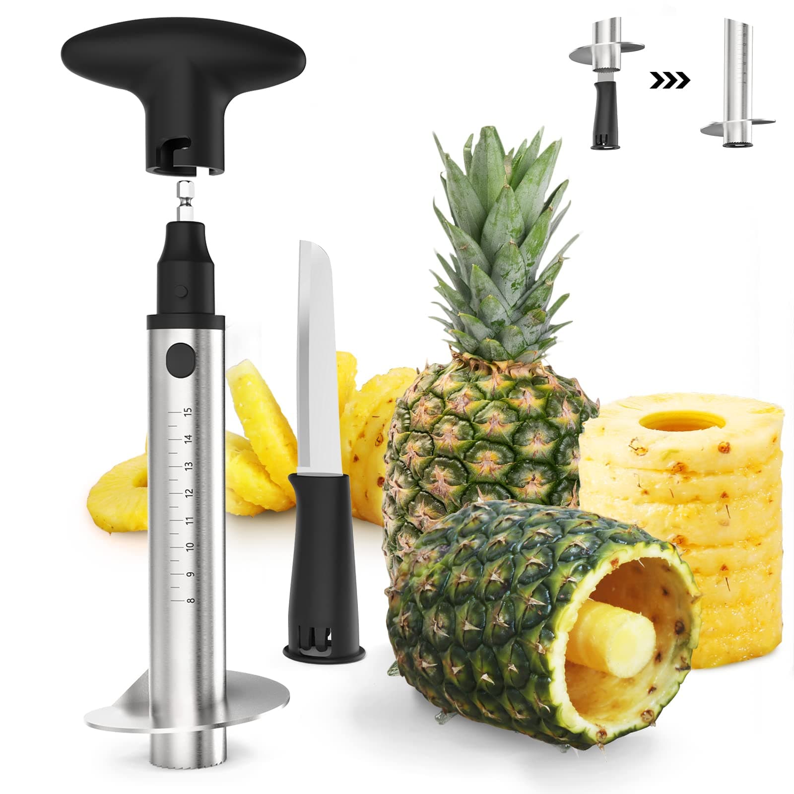 Pineapple Corer with Knife