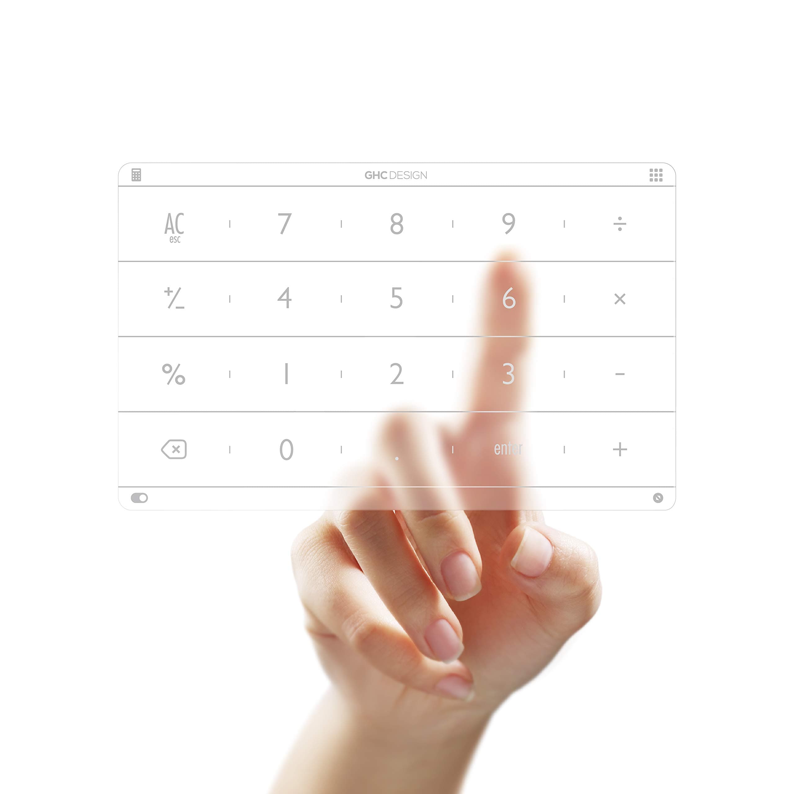 Nums Numeric Keypad MacBook, Wireless Number Pad Calculator, App/Web/Folder Swift Launch Funtion, Trackpad Protector Only MacBook Air 13 2012-2015 MacBook Pro 13'' 15''