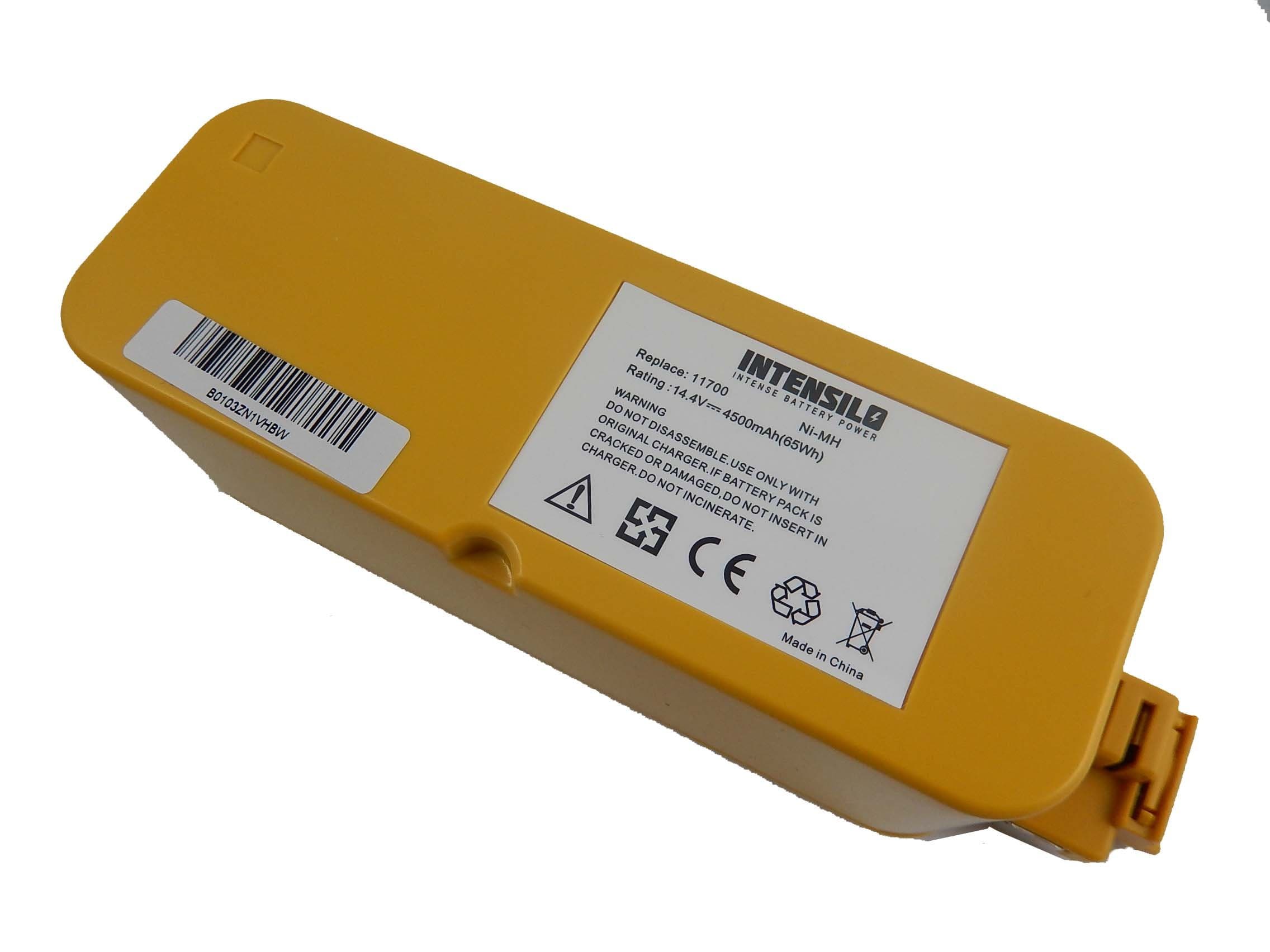 INTENSILO Replacement Battery compatible with Robotic Smart Vacuum Cleaner M-288 Vacuum Cleaner Home Cleaner (4500mAh, 14.4V, NiMH)