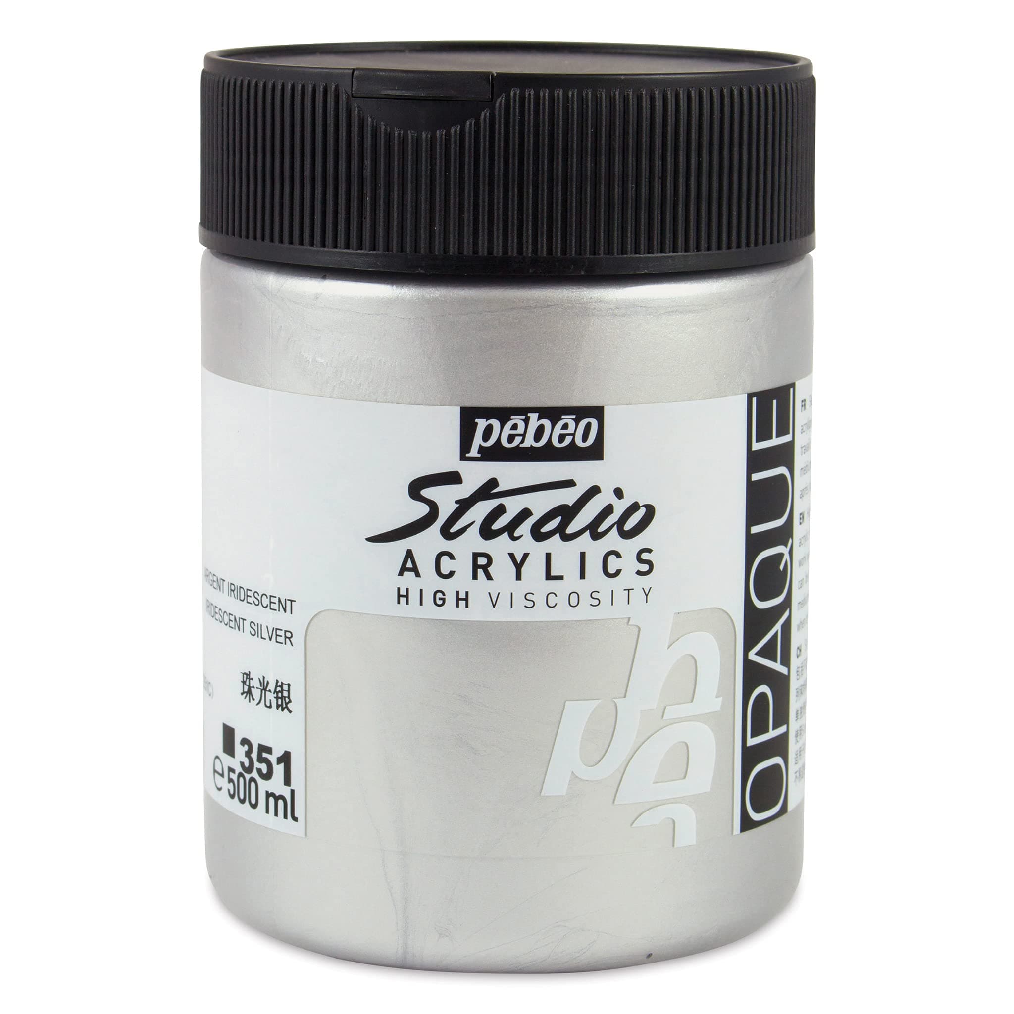 PEBEOStudio Acrylics HV 500 ml Silver